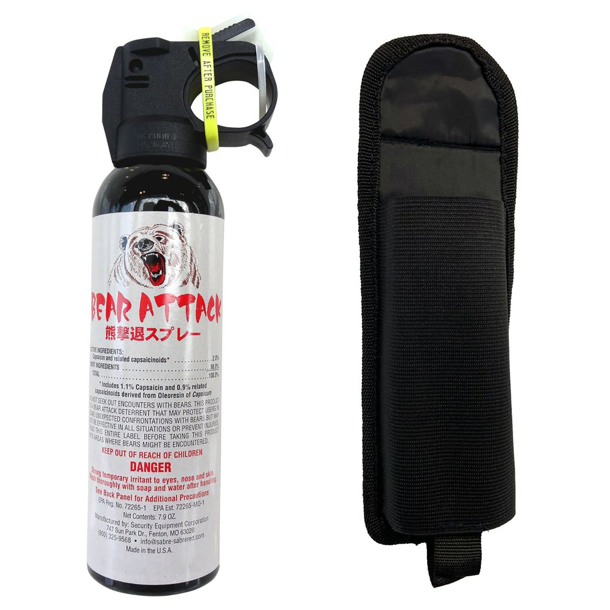 熊撃退スプレー ベアアタック [熊対策・安全用品]【2026年1月～2月発送