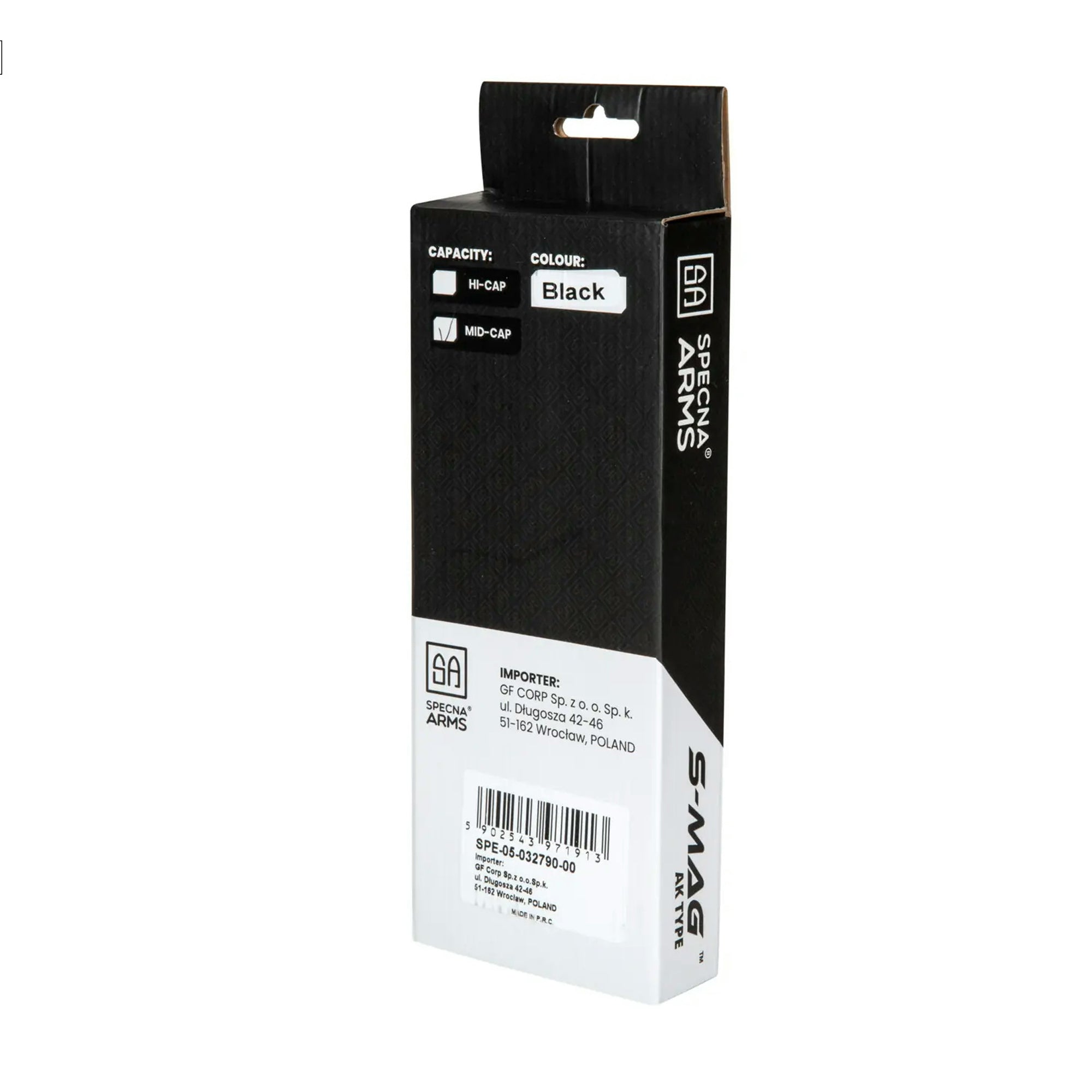 Specna Arms 175BBs S-Mag Mid-Cap magazine for J-Series - Black