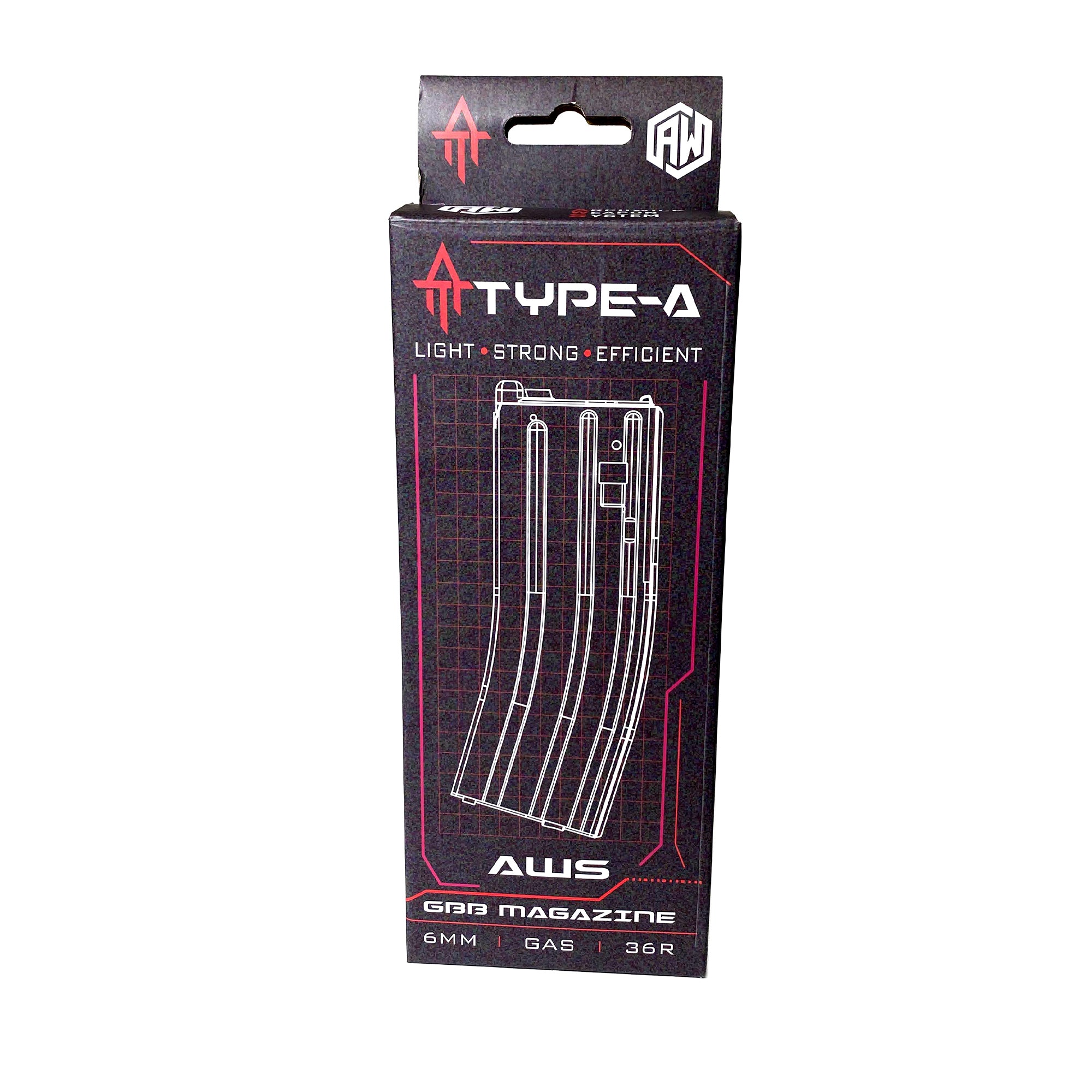 ARCHWICK Archwick TYPE-A Gas AR Metal Body Magazine(TAAG1011)