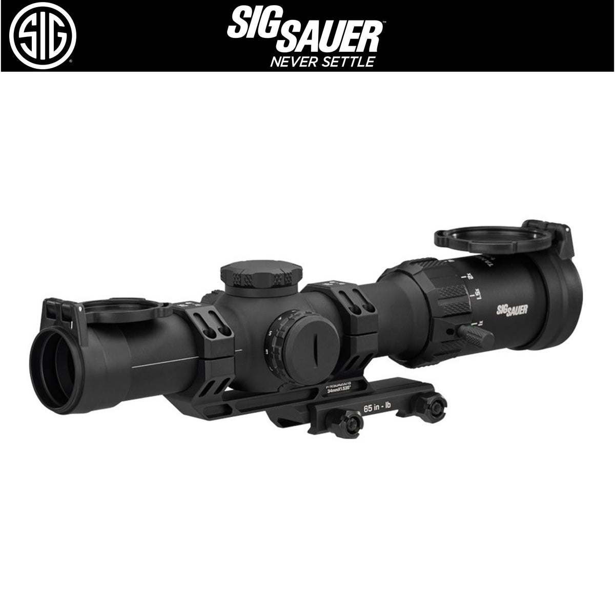 SIG SAUER TANGO MSR SCOPE, 1-10X28MM, 34MM, SFP, ILLUMINATED MSR BDC10 RETICLE, 0.5 MOA CAPPED, COYOTE W/ 1.535 MSR-MOUNT