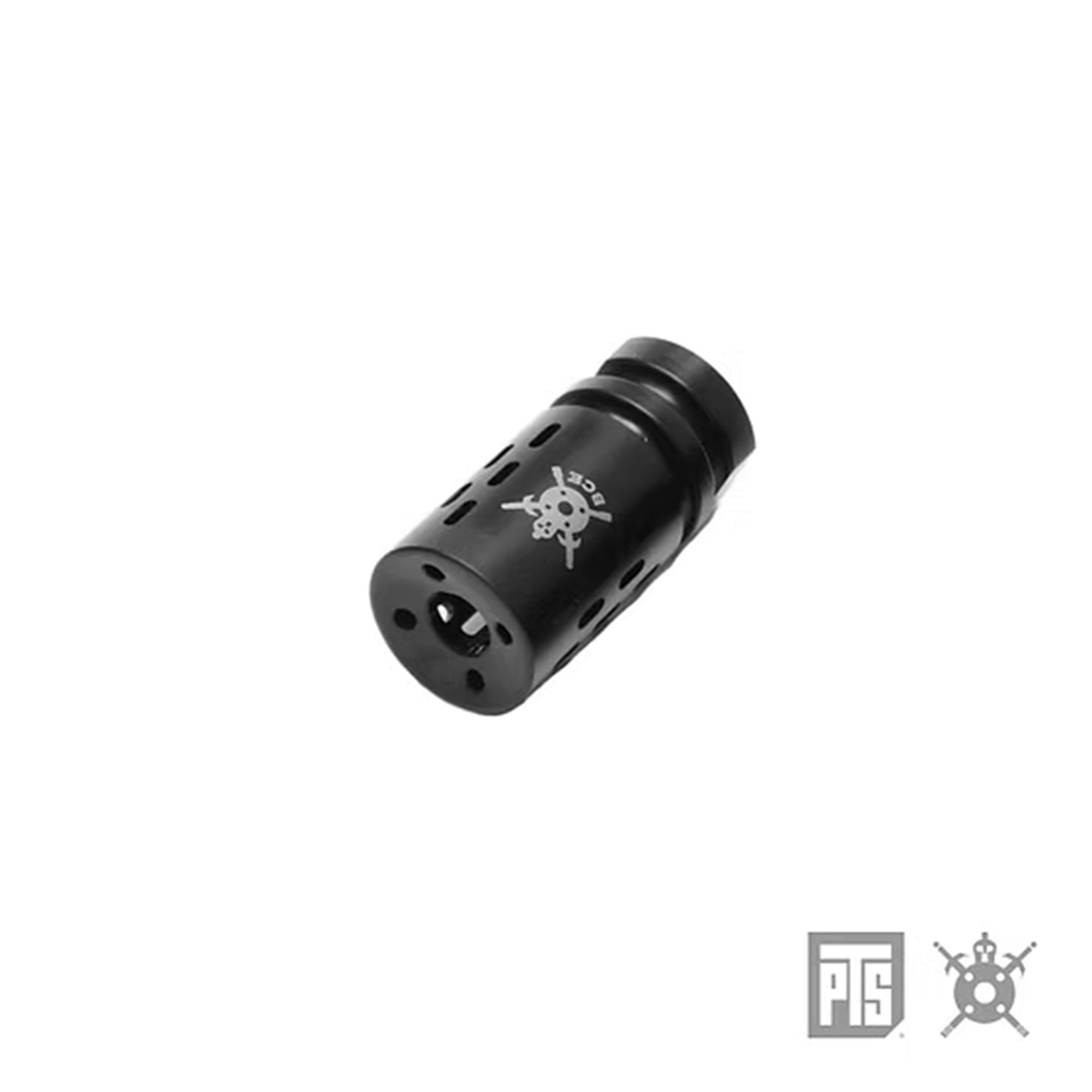 PTS Airsoft Gun Battle Comp 1.0 Flash Hider - CCW ハイダー【ブラック】