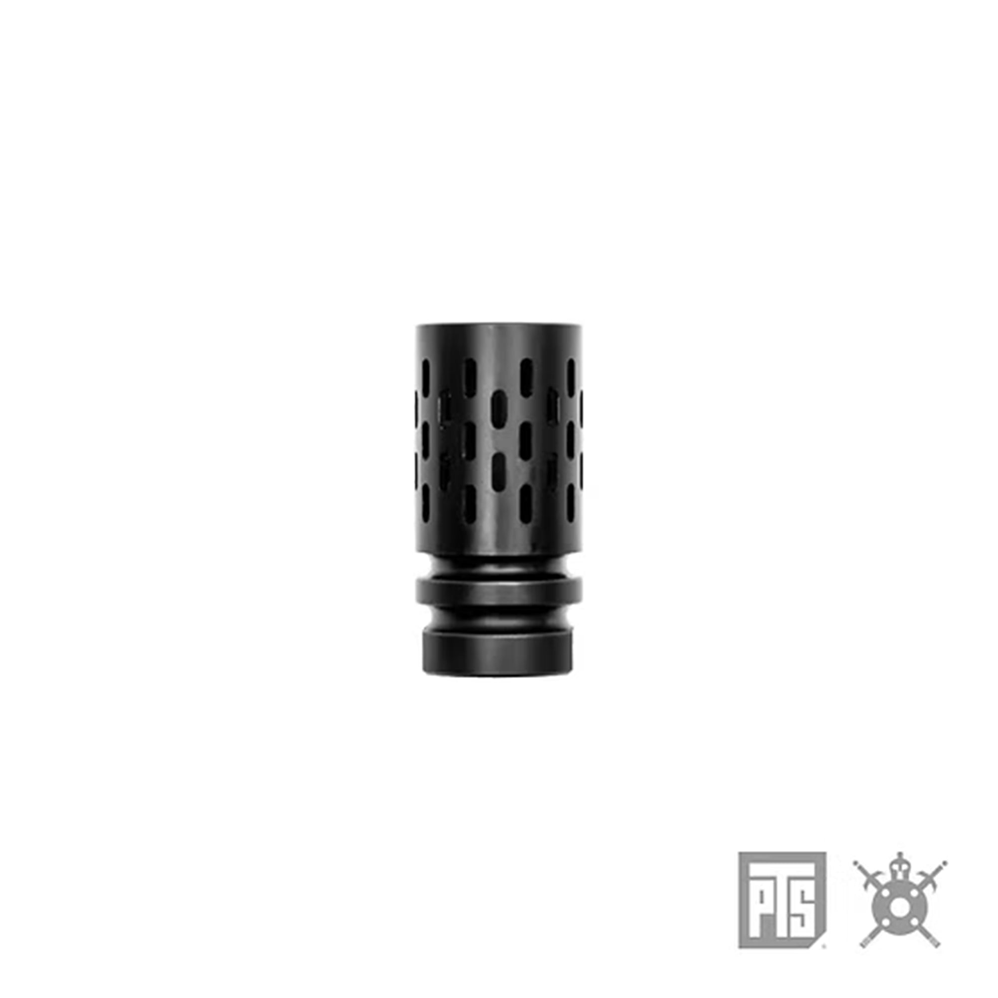PTS Airsoft Gun Battle Comp 1.0 Flash Hider - CCW ハイダー【ブラック】