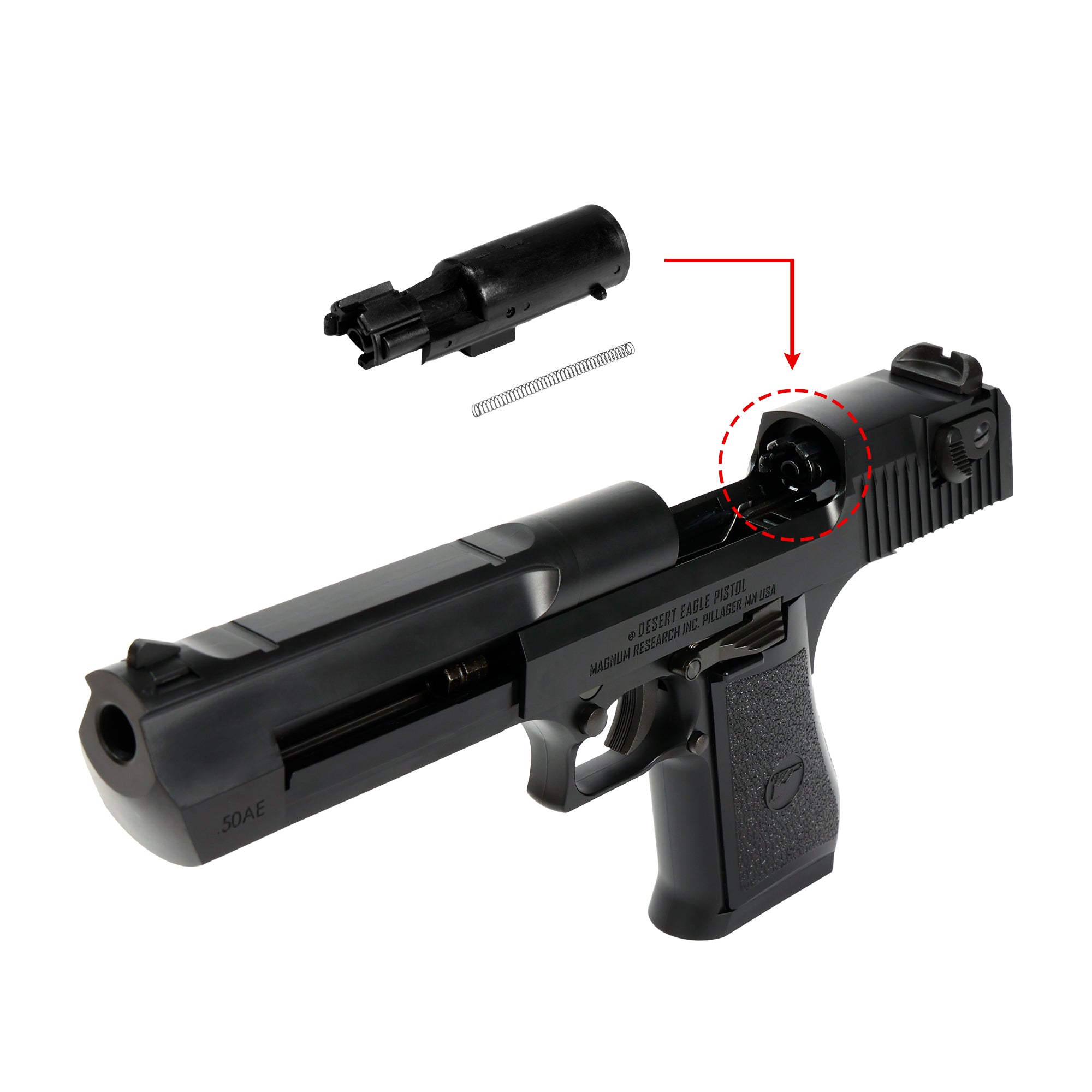 DESERT EAGLE.50AE デザートイーグル JP EDITION CO2 Ver. 交換用シリンダー