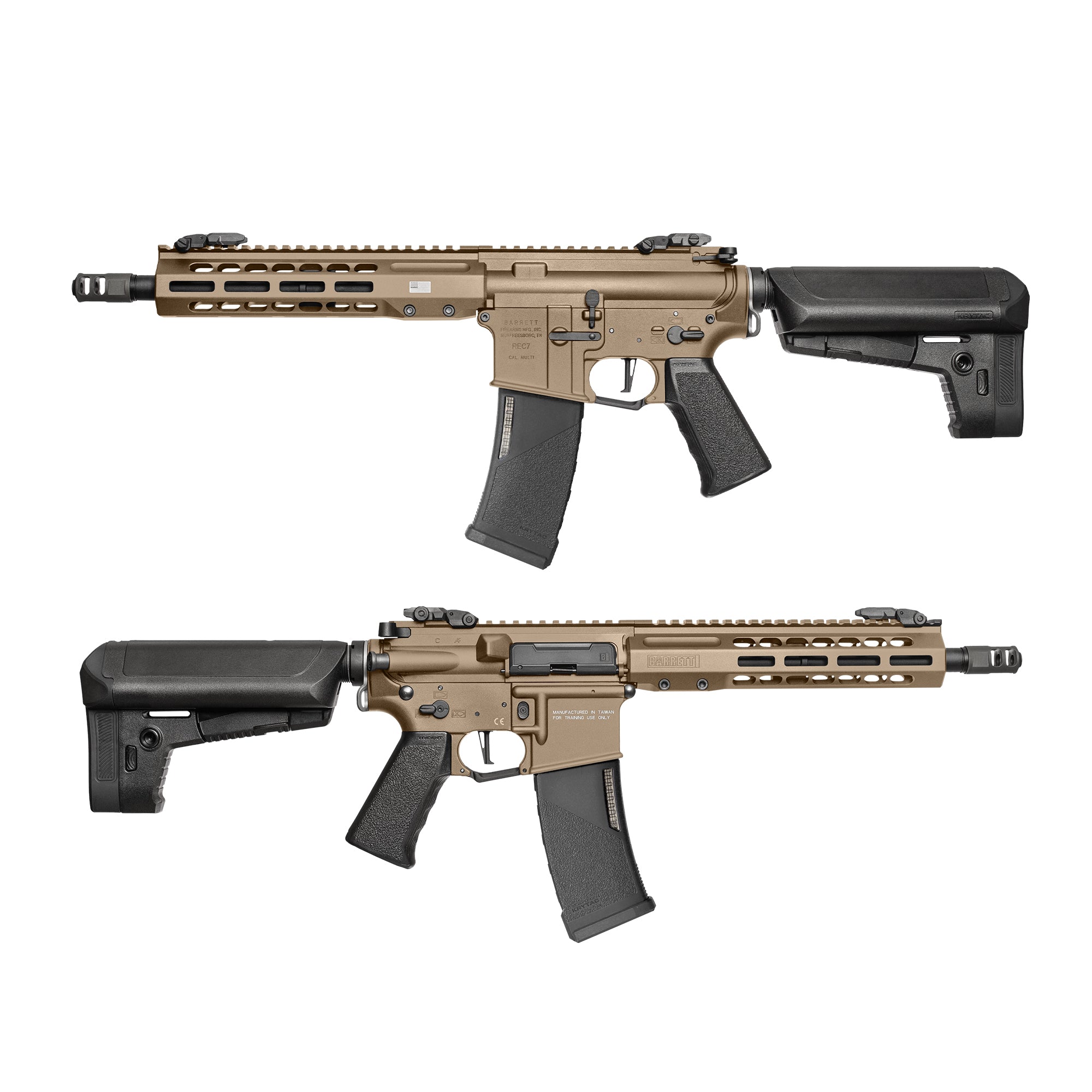 KRYTAC電動ガン本体 EMG BARRETT MK3 REC7 SBR M-LOK/対象年齢18歳以上