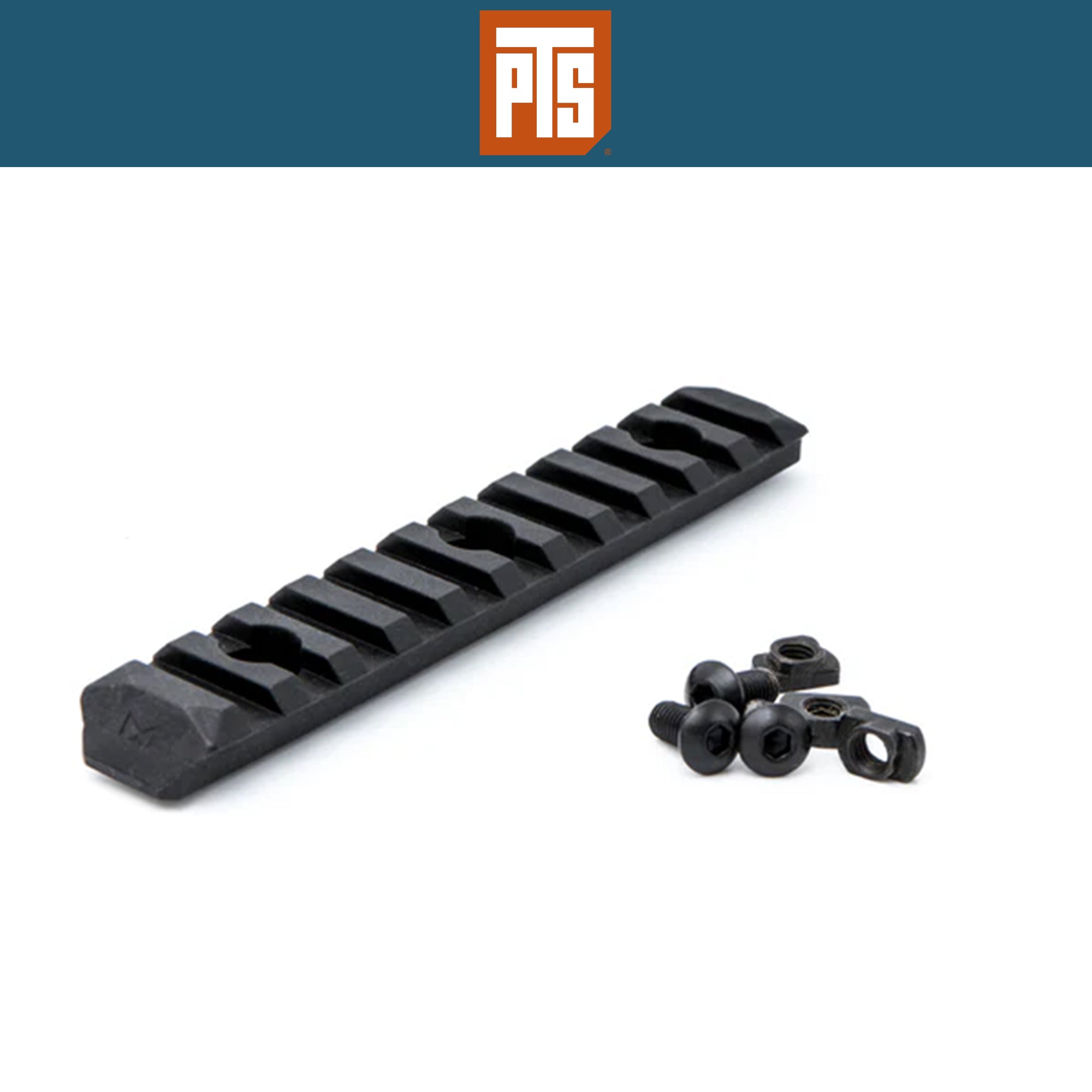 PTS GBLS Enhanced M-LOK Rail Sections 11 Slots レイルアクセサリー【ブラック】