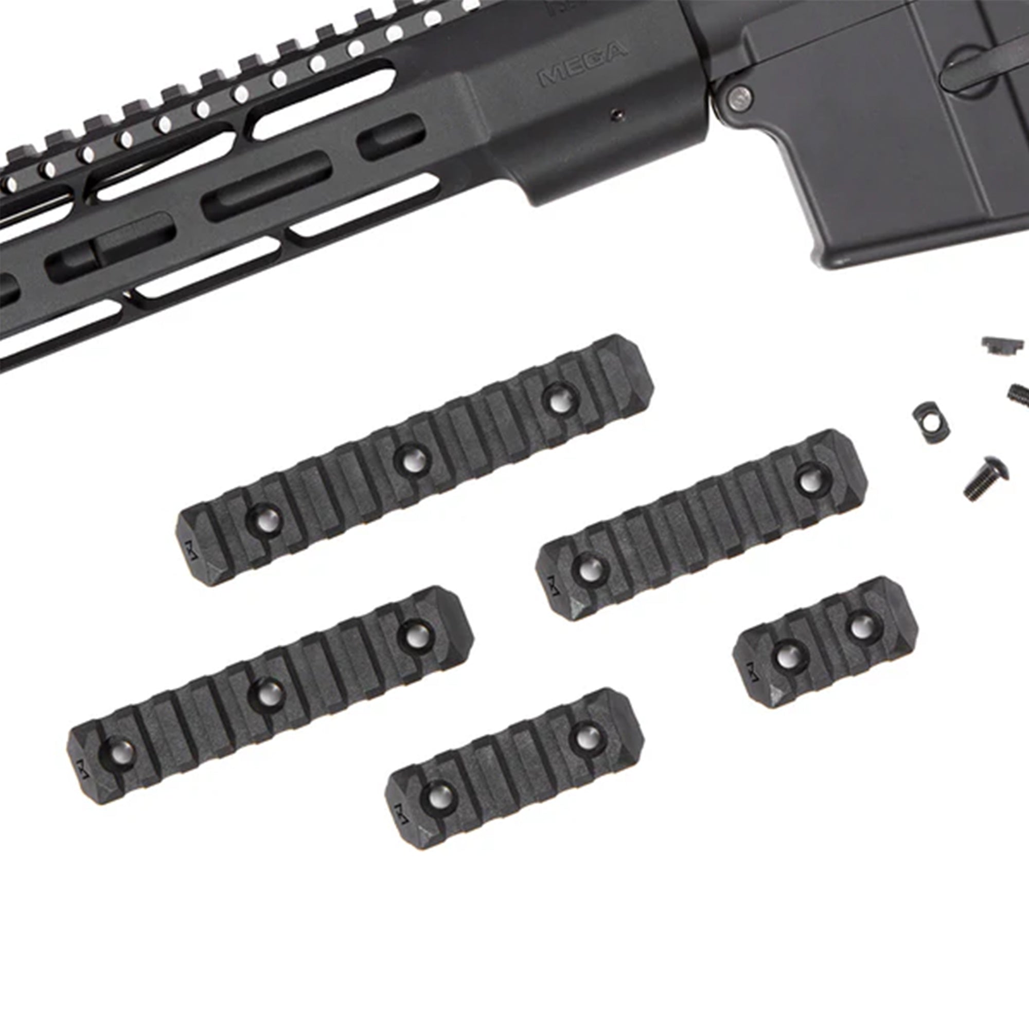 PTS GBLS Enhanced M-LOK Rail Sections 3 Slots レイルアクセサリー【ブラック】