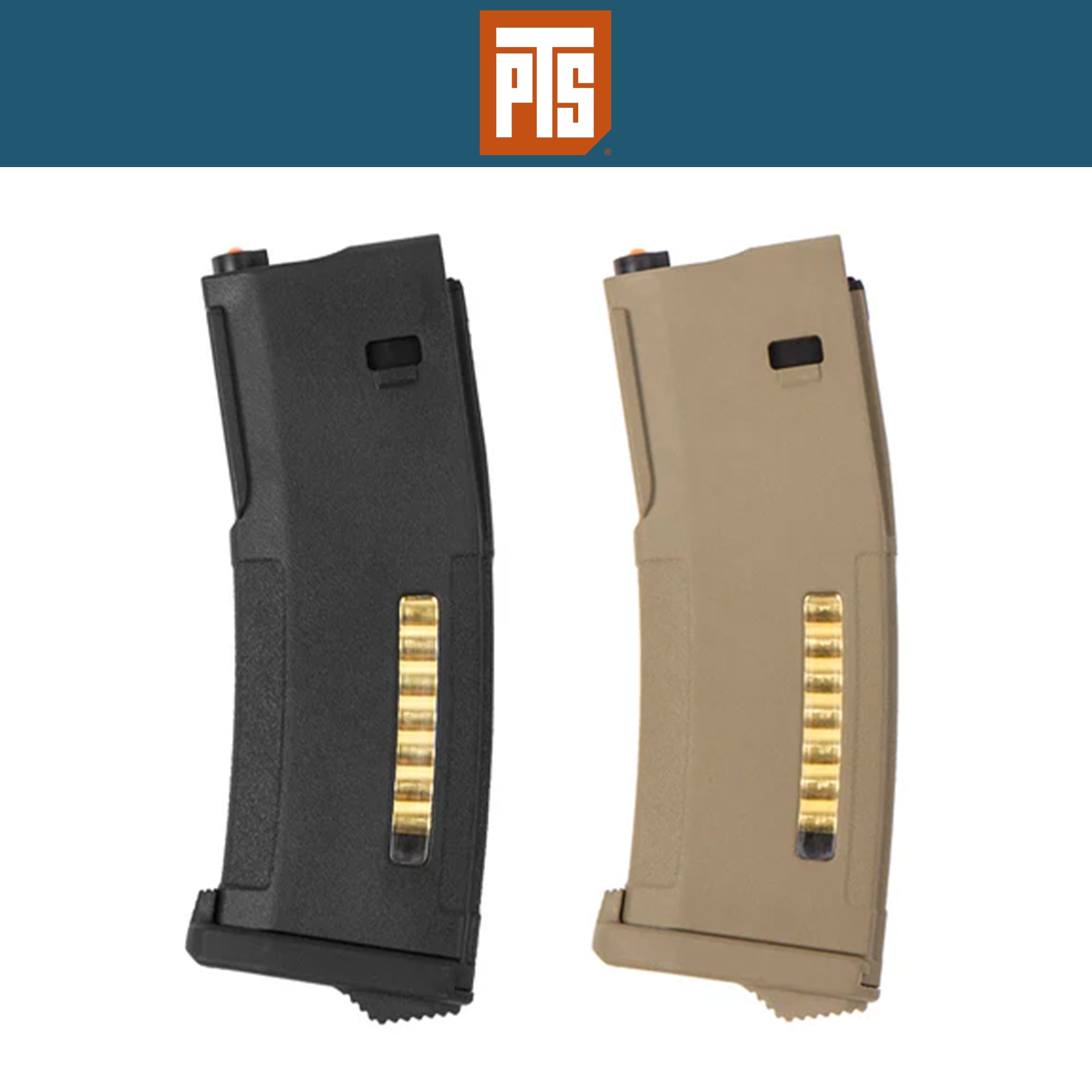 PTS EP Series Enhanced Polymer Magazine (EPM) For TM Next Gen Recoil Shock M4/SCAR 30/120rd マガジン【ブラック/ダークアース】