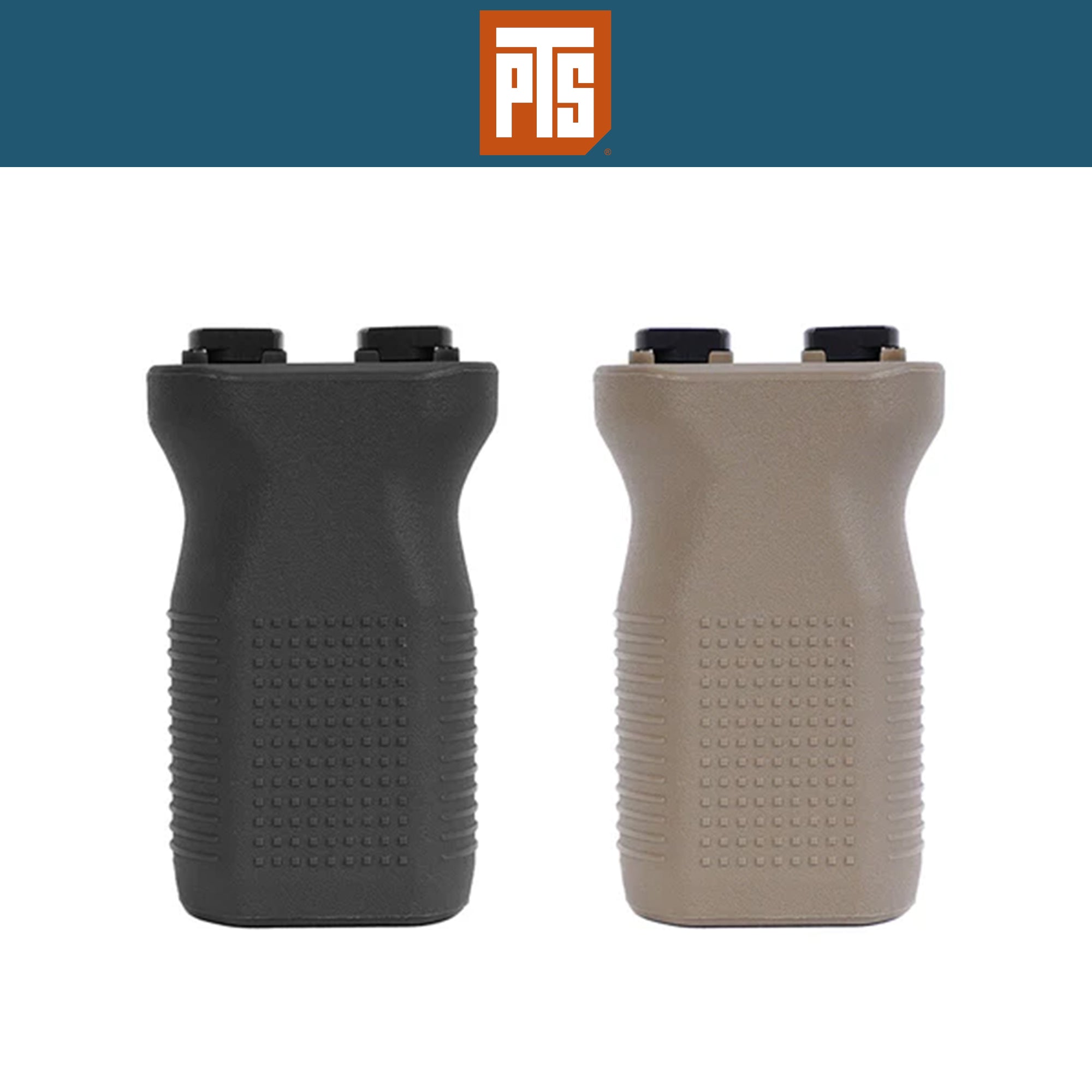 PTS EP Series Enhanced Polymer Modular Foregrip (EPF-M) For M-LOK Rail フォアグリップ【ブラック/ダークアース】