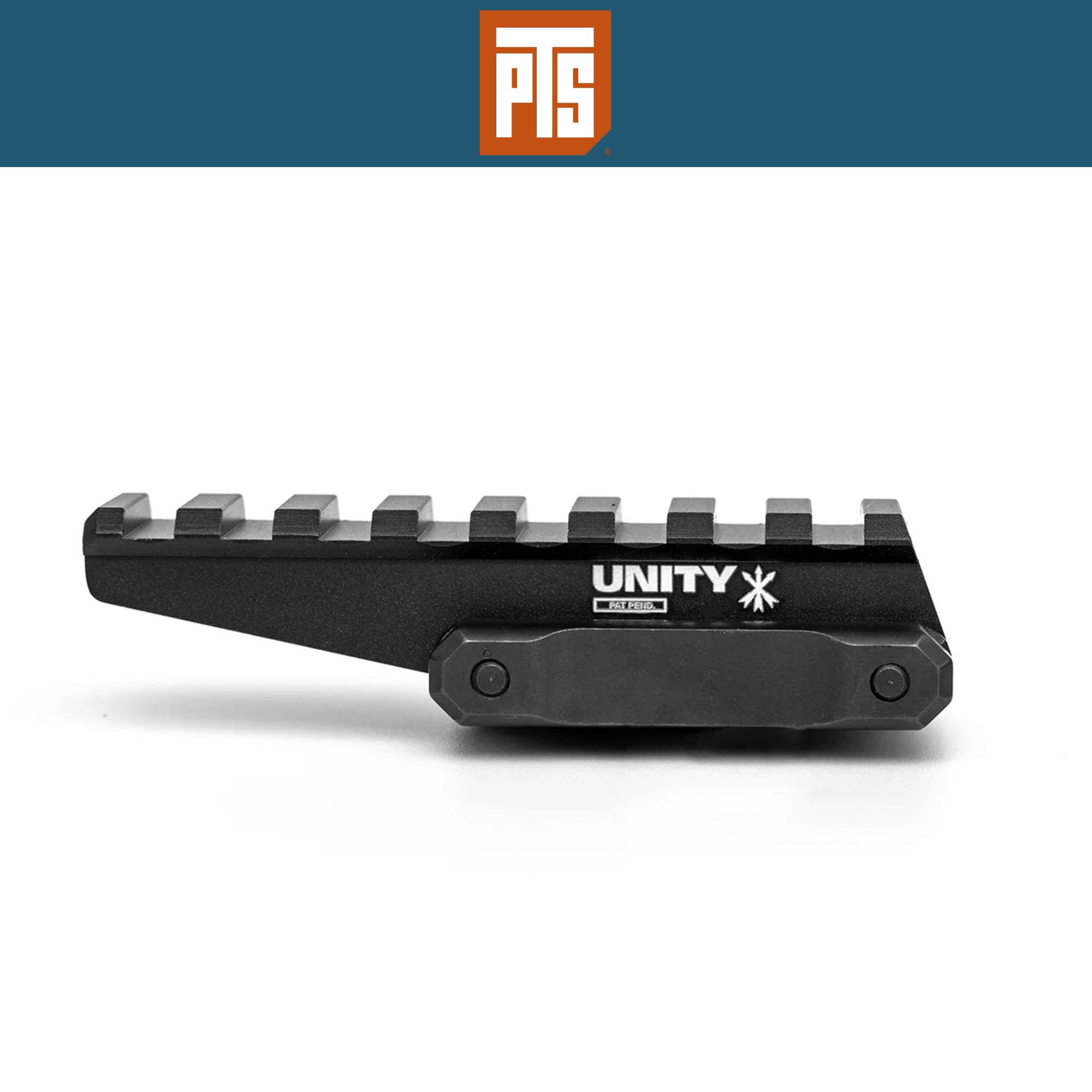 PTS Unity Tactical FAST Riser (PTS Version) レイルマウント【ブラック】