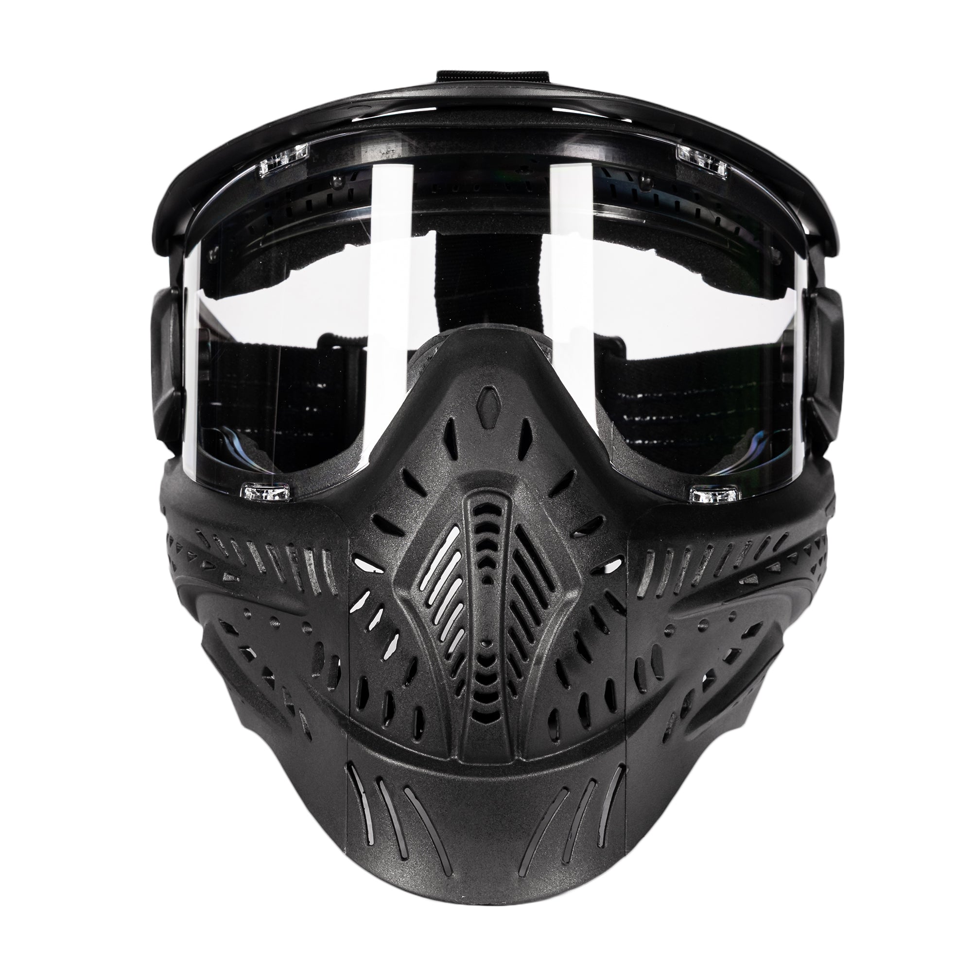 HK Army HSTL GOGGLE - SINGLE PANE (ANTI FOG) LENS - BLACK w/ CLEAR フェイスガード【ブラック/クリアレンズ】