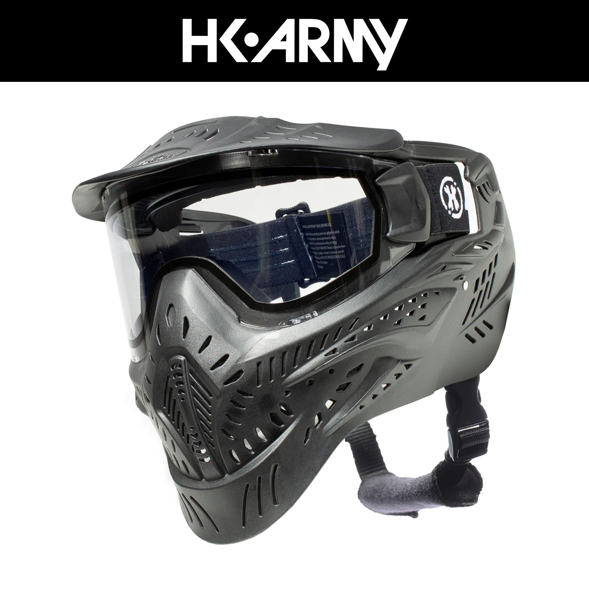 HK Army HSTL Goggle - Black フェイスガード【ブラック】