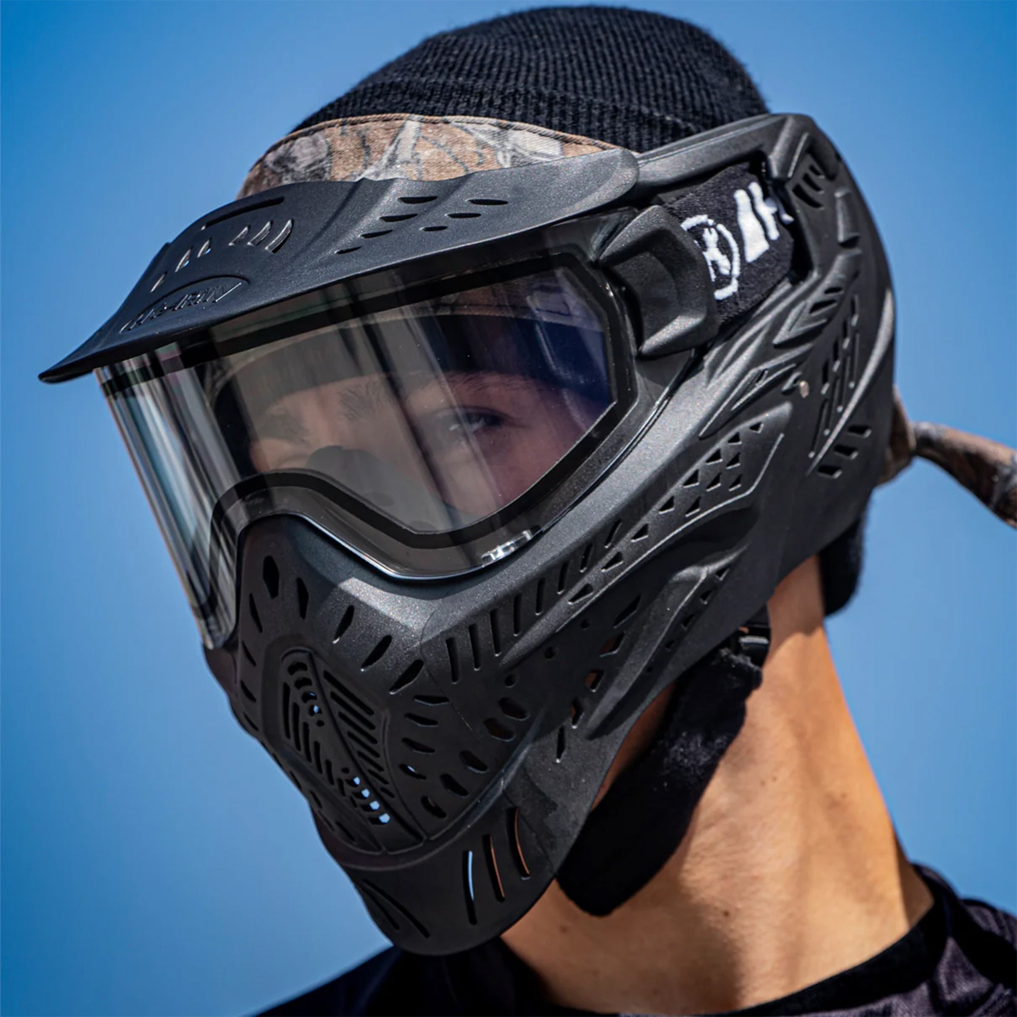 HK Army HSTL Goggle - Black フェイスガード【ブラック】