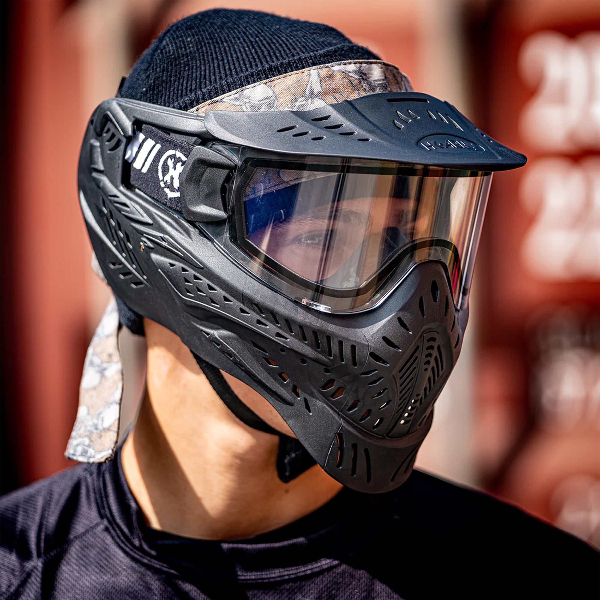 HK Army HSTL Goggle - Black フェイスガード【ブラック】