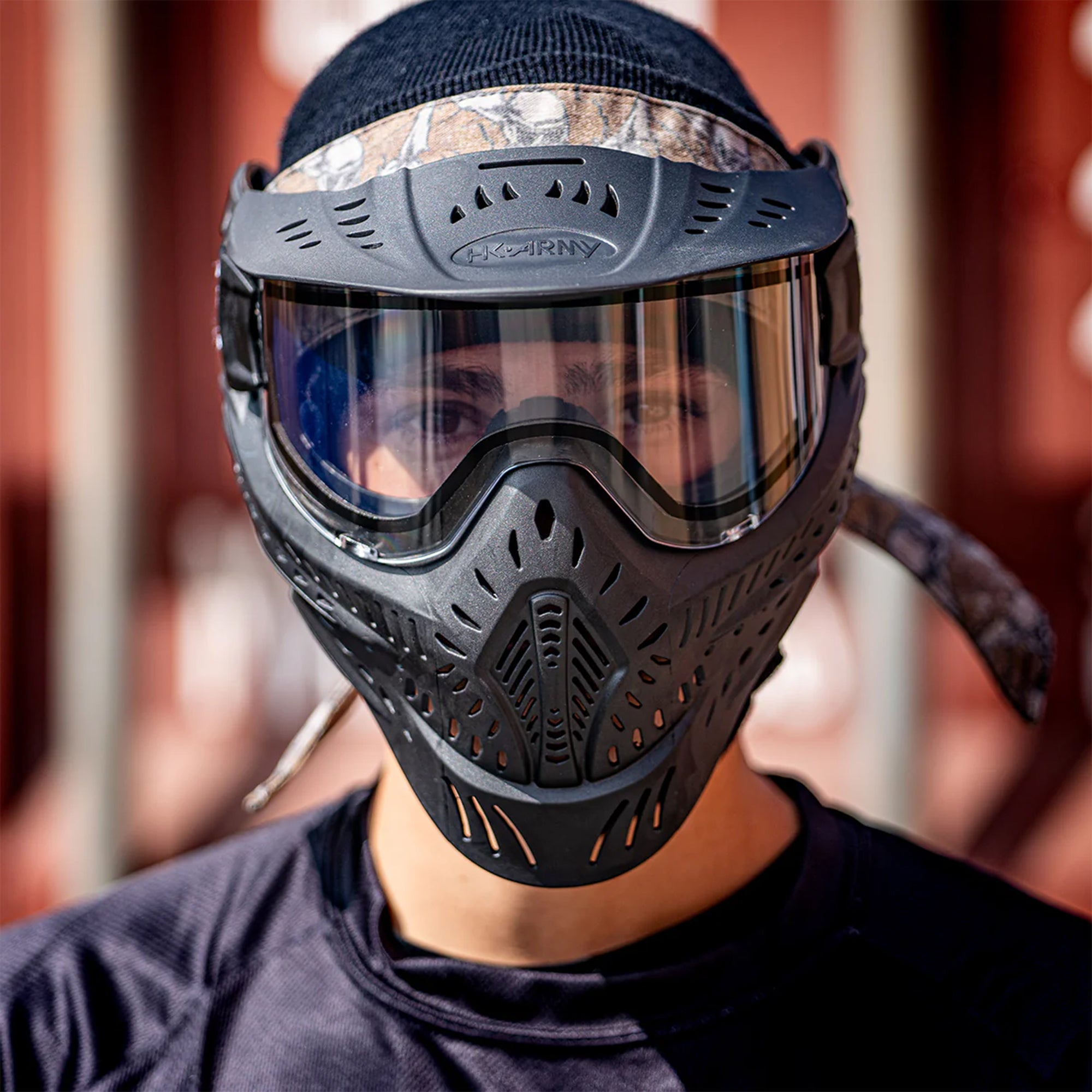 HK Army HSTL Goggle - Black フェイスガード【ブラック】