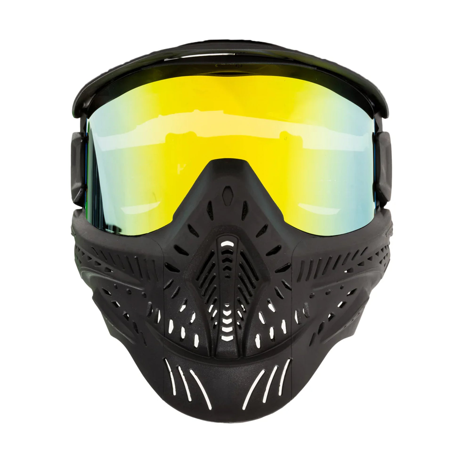 HK Army HSTL Goggle - Black w/ Gold Thermal Lens フェイスガード【ブラック/ゴールドレンズ】
