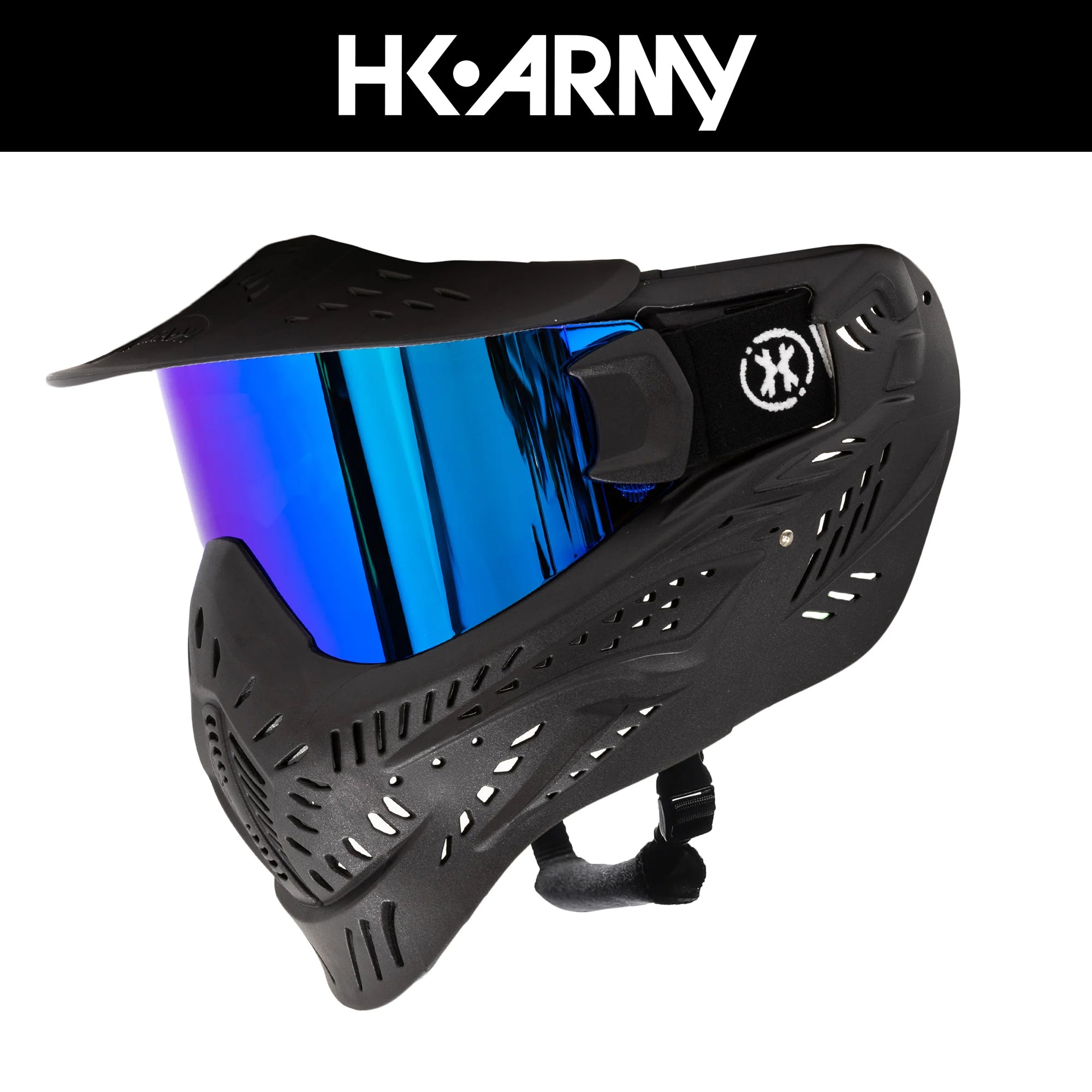 HK Army HSTL Goggle - Black w/ Ice Thermal Lens フェイスガード【ブラック/アイスレンズ】