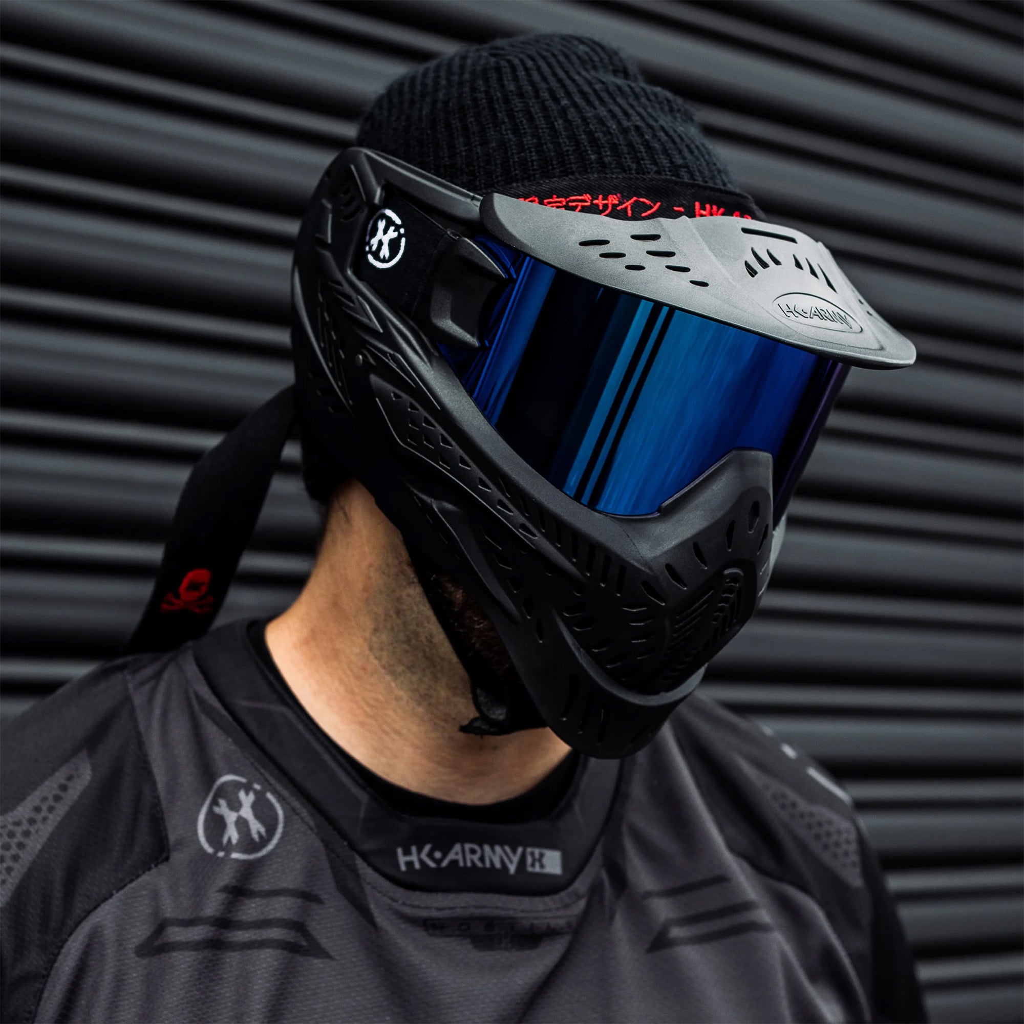 HK Army HSTL Goggle - Black w/ Ice Thermal Lens フェイスガード【ブラック/アイスレンズ】