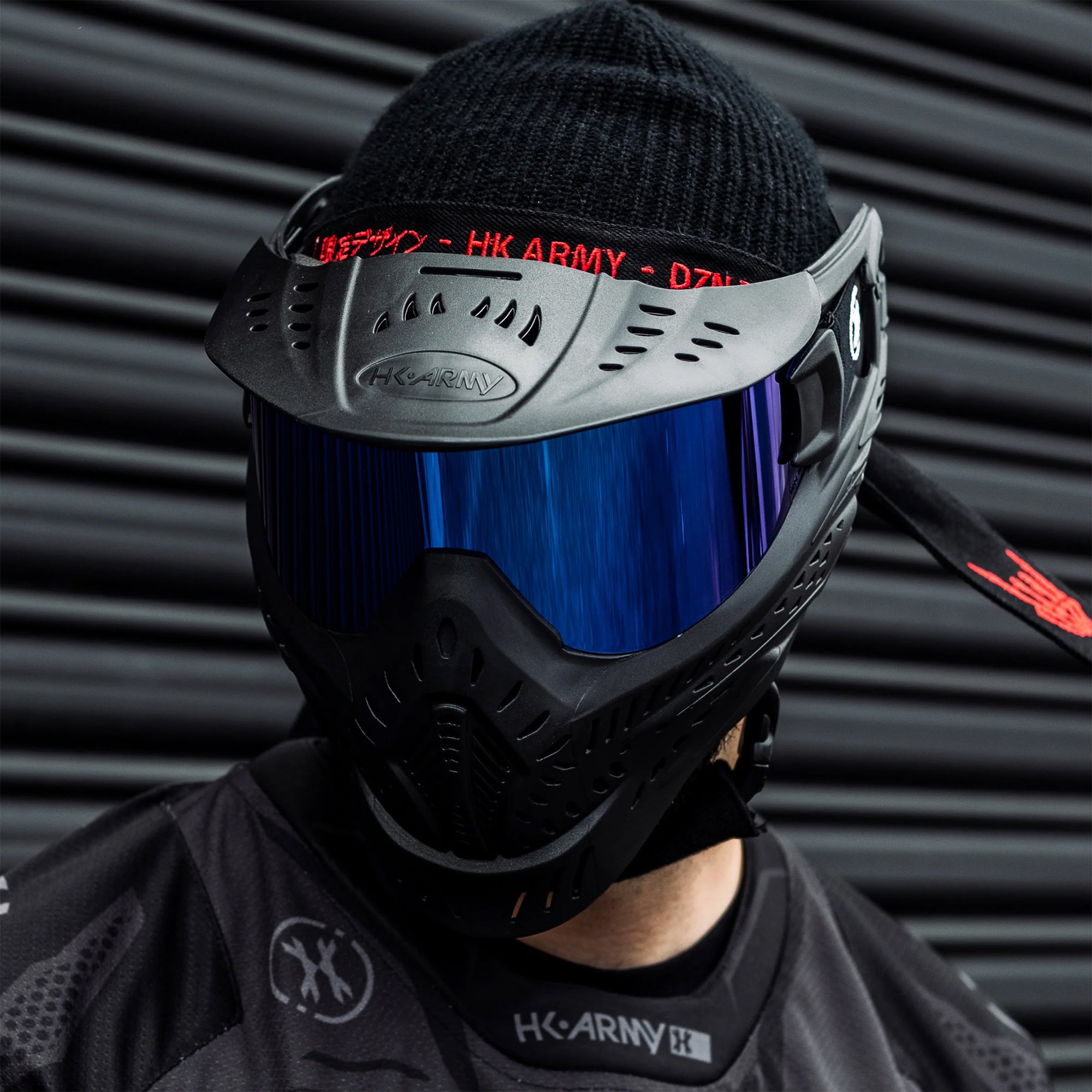 HK Army HSTL Goggle - Black w/ Ice Thermal Lens フェイスガード【ブラック/アイスレンズ】