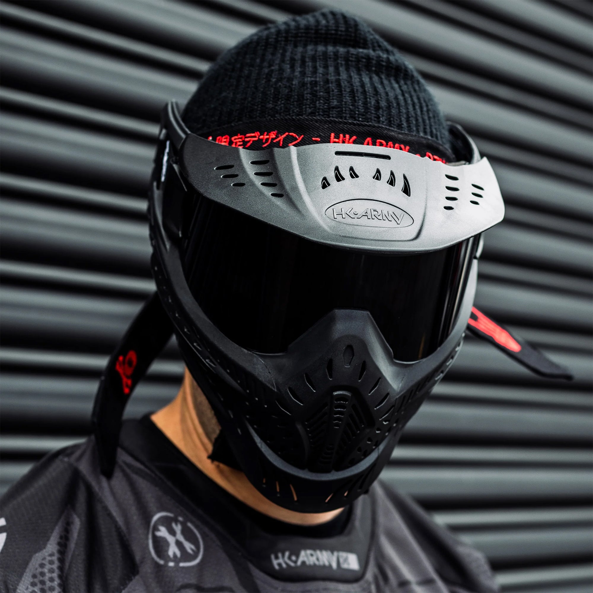 HK Army HSTL Goggle - Black w/ Smoke Thermal Lens フェイスガード【ブラック/スモークレンズ】