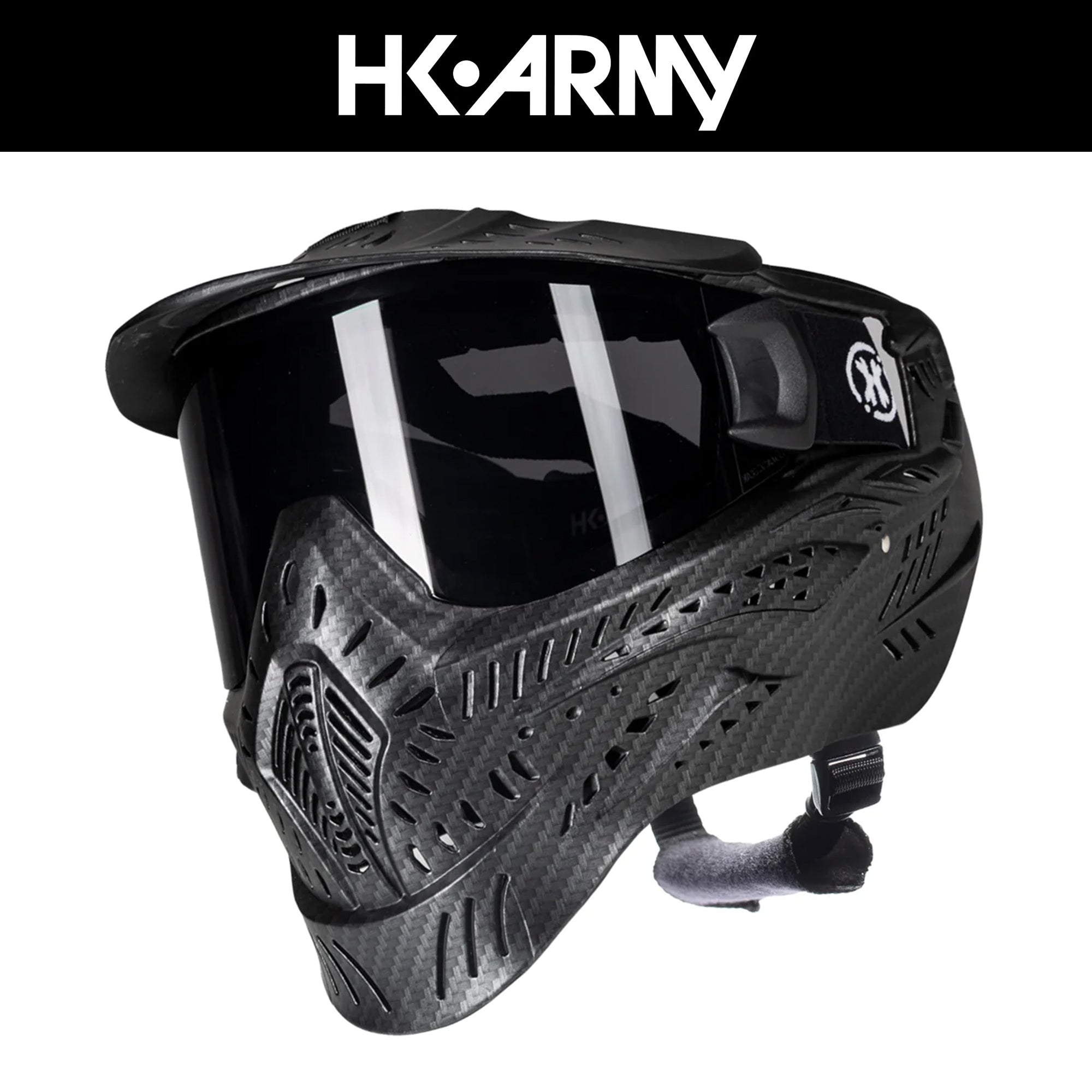 HK Army HSTL Goggle - Carbon Fiber フェイスガード【カーボン】