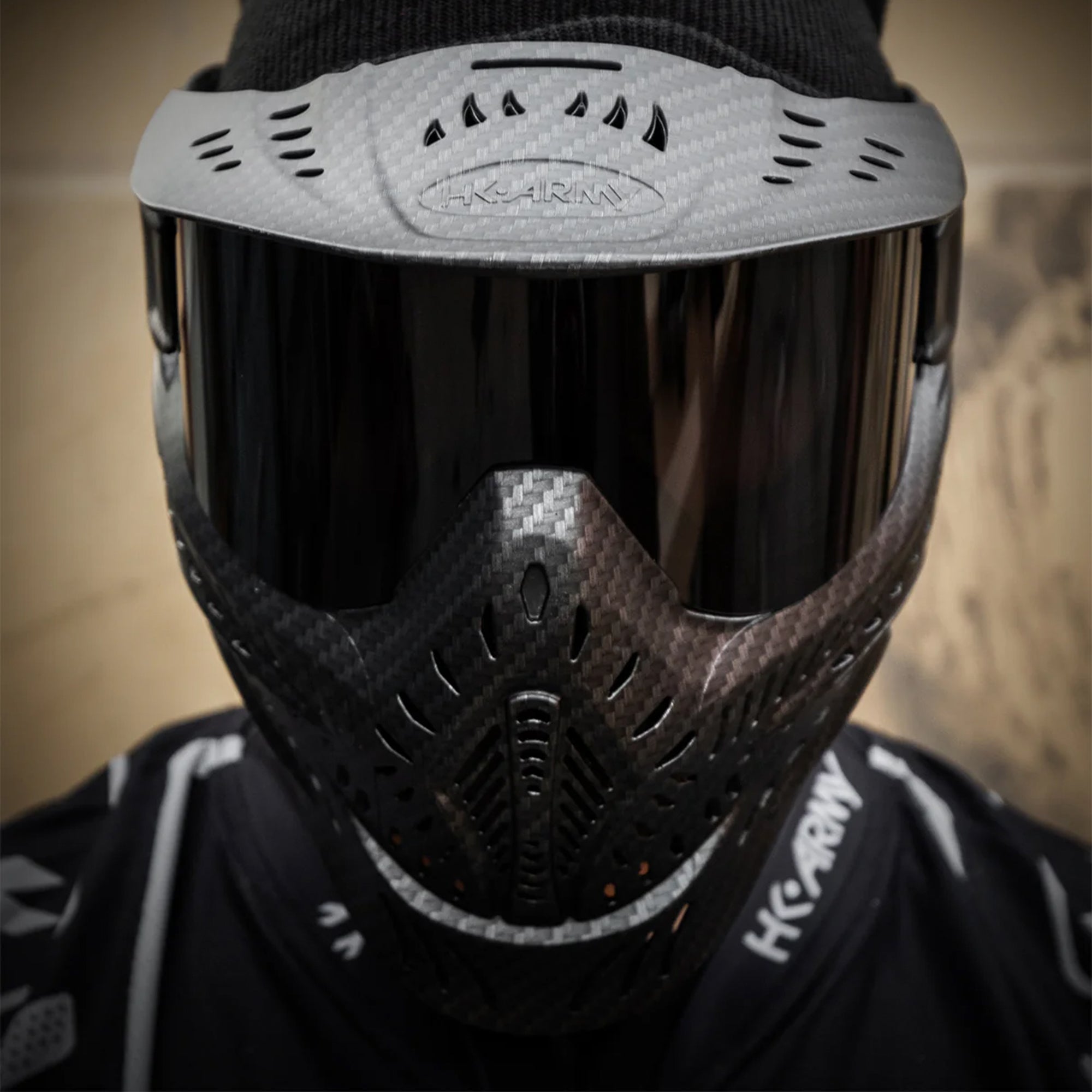 HK Army HSTL Goggle - Carbon Fiber フェイスガード【カーボン】