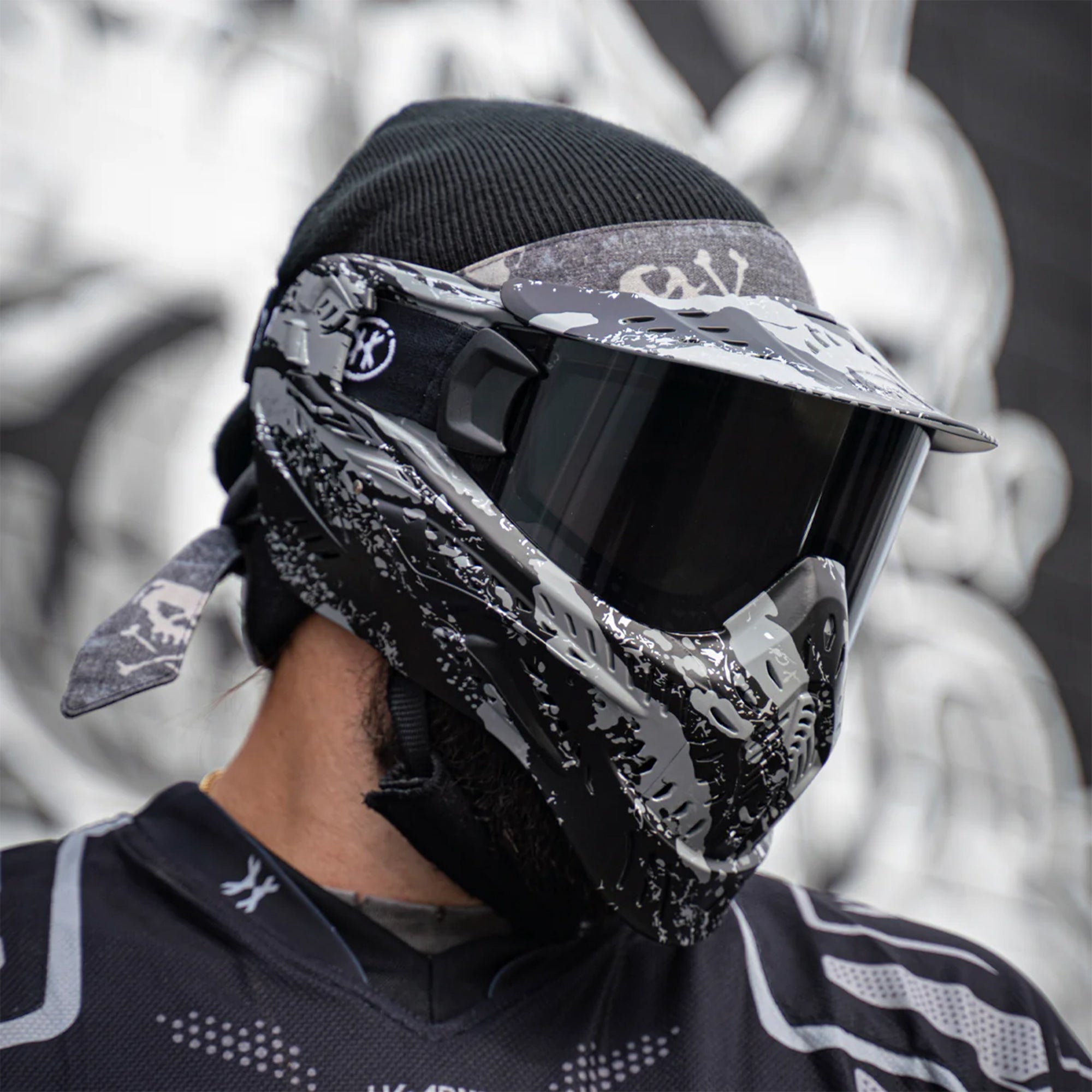 HSTL Goggle - Fracture Black/Grey フェイスガード【ブラック/グレー】