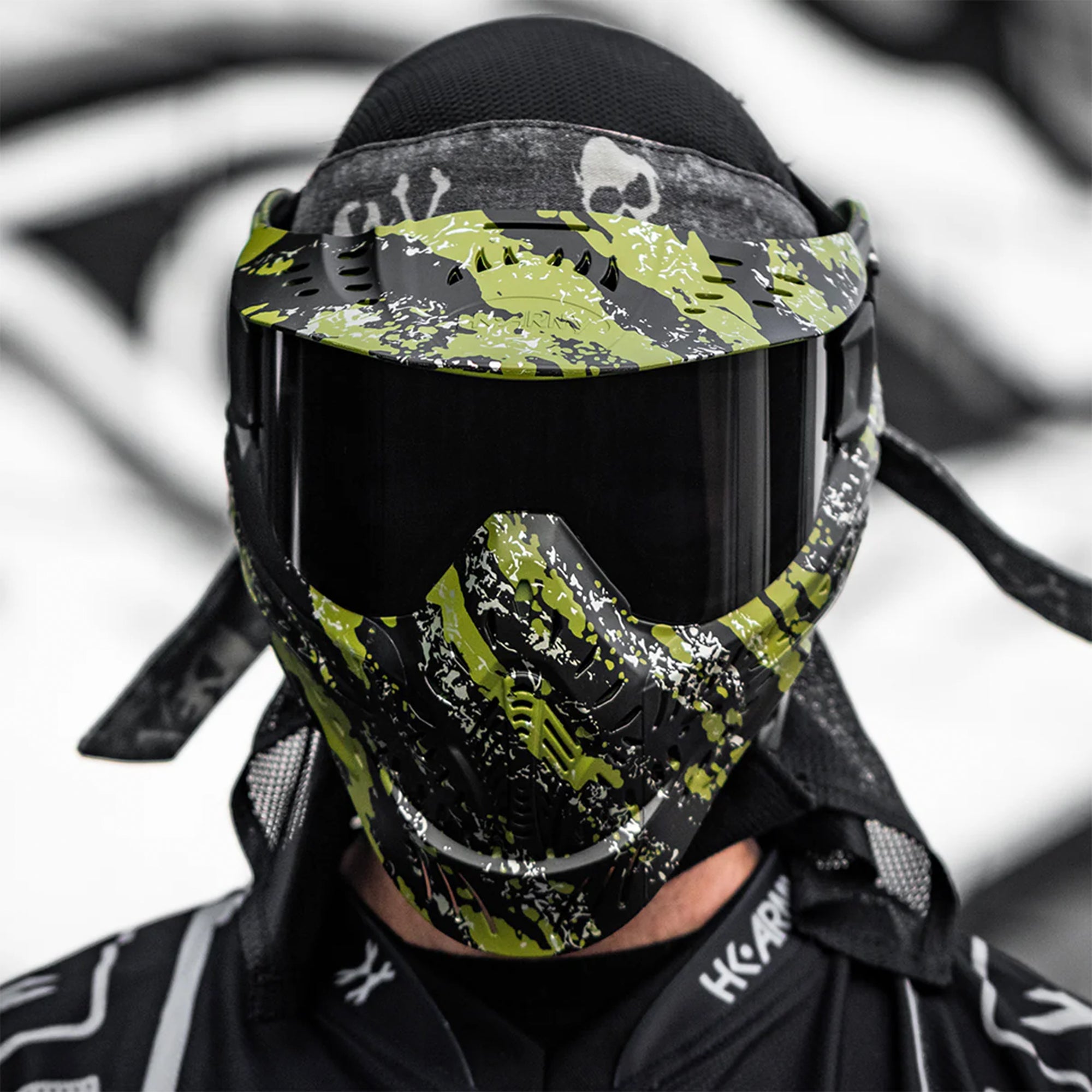 HSTL Goggle - Fracture Black/Olive フェイスガード【ブラック/オリーブ】