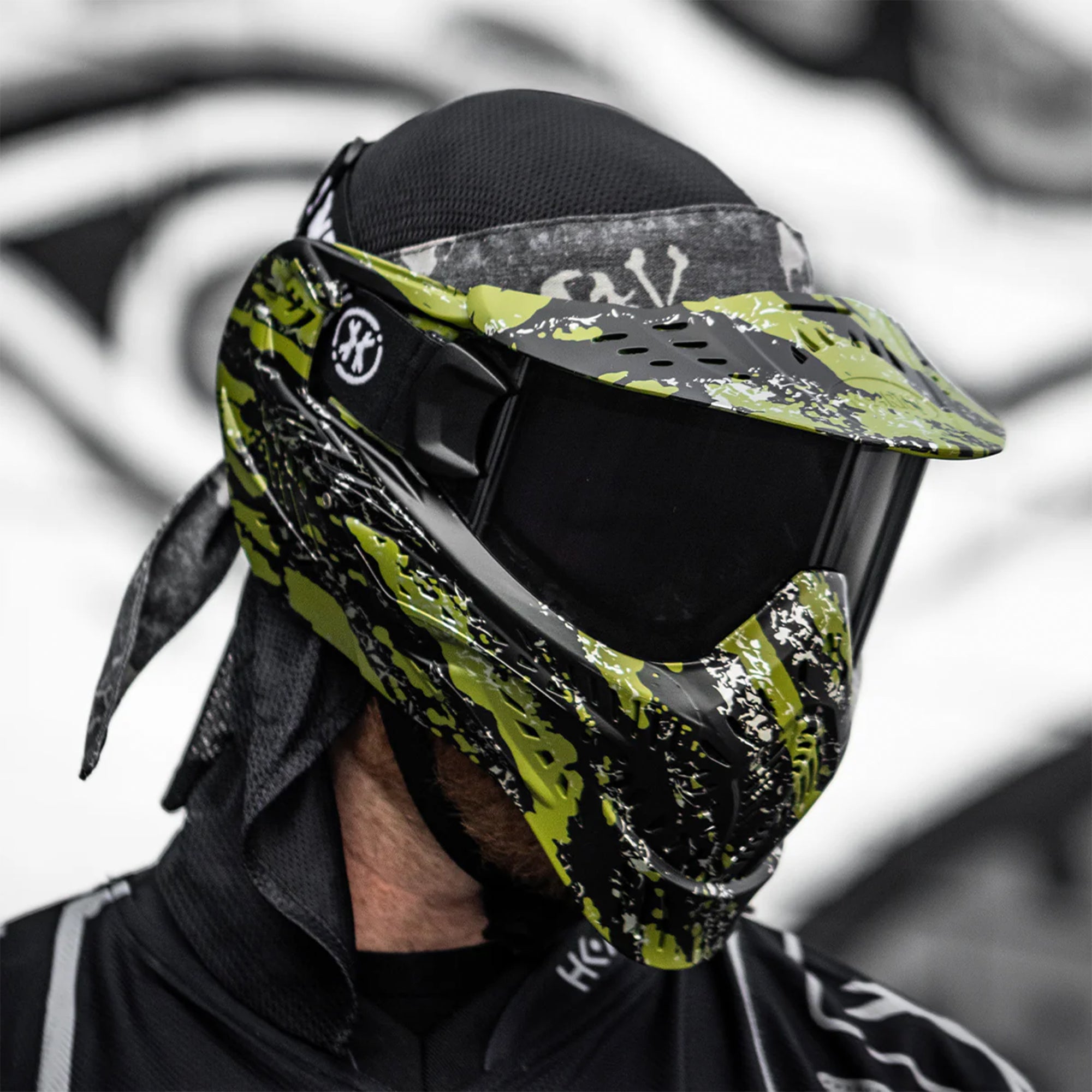 HSTL Goggle - Fracture Black/Olive フェイスガード【ブラック/オリーブ】