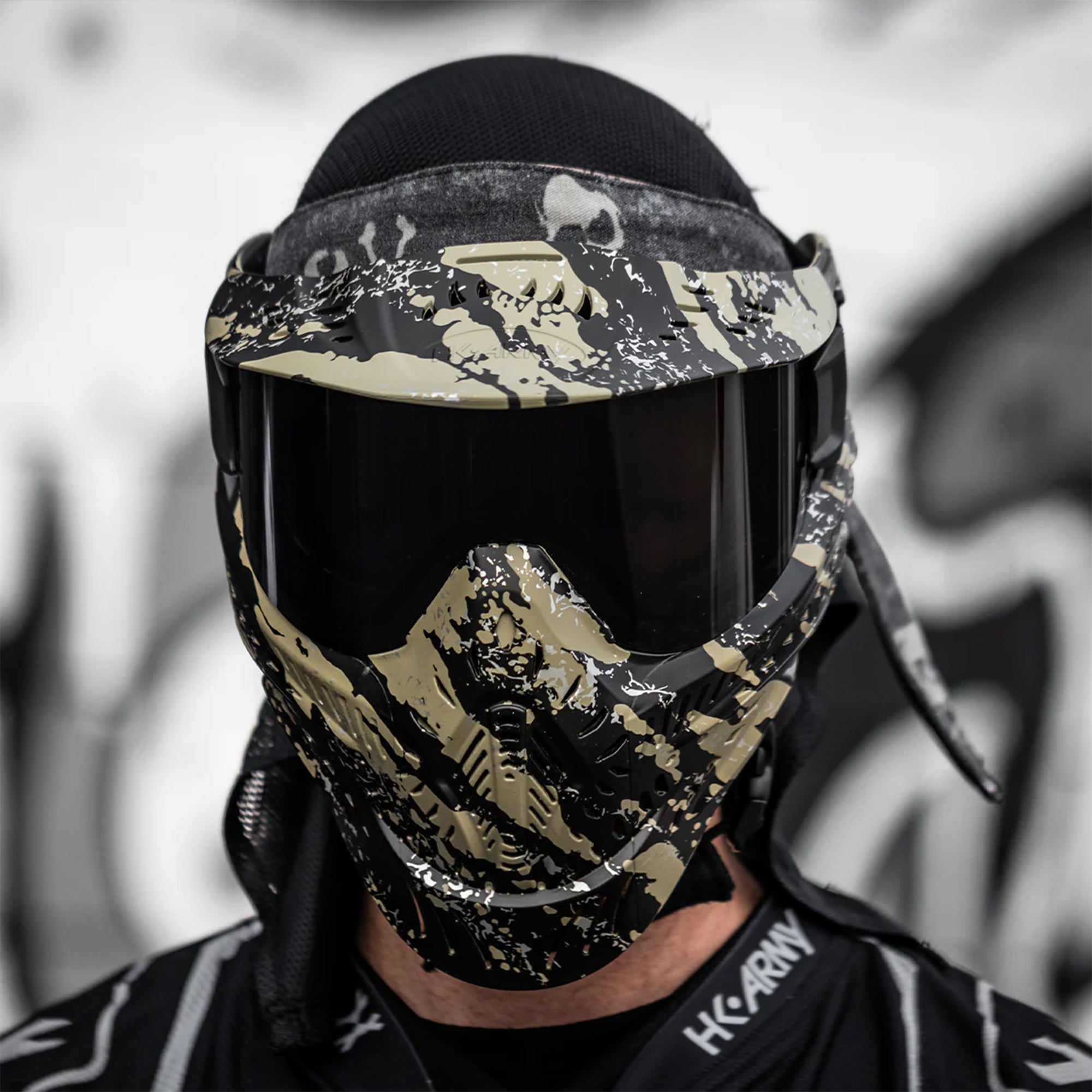 HK Army HSTL Goggle - Fracture Black/Tan フェイスガード【ブラック/タン】