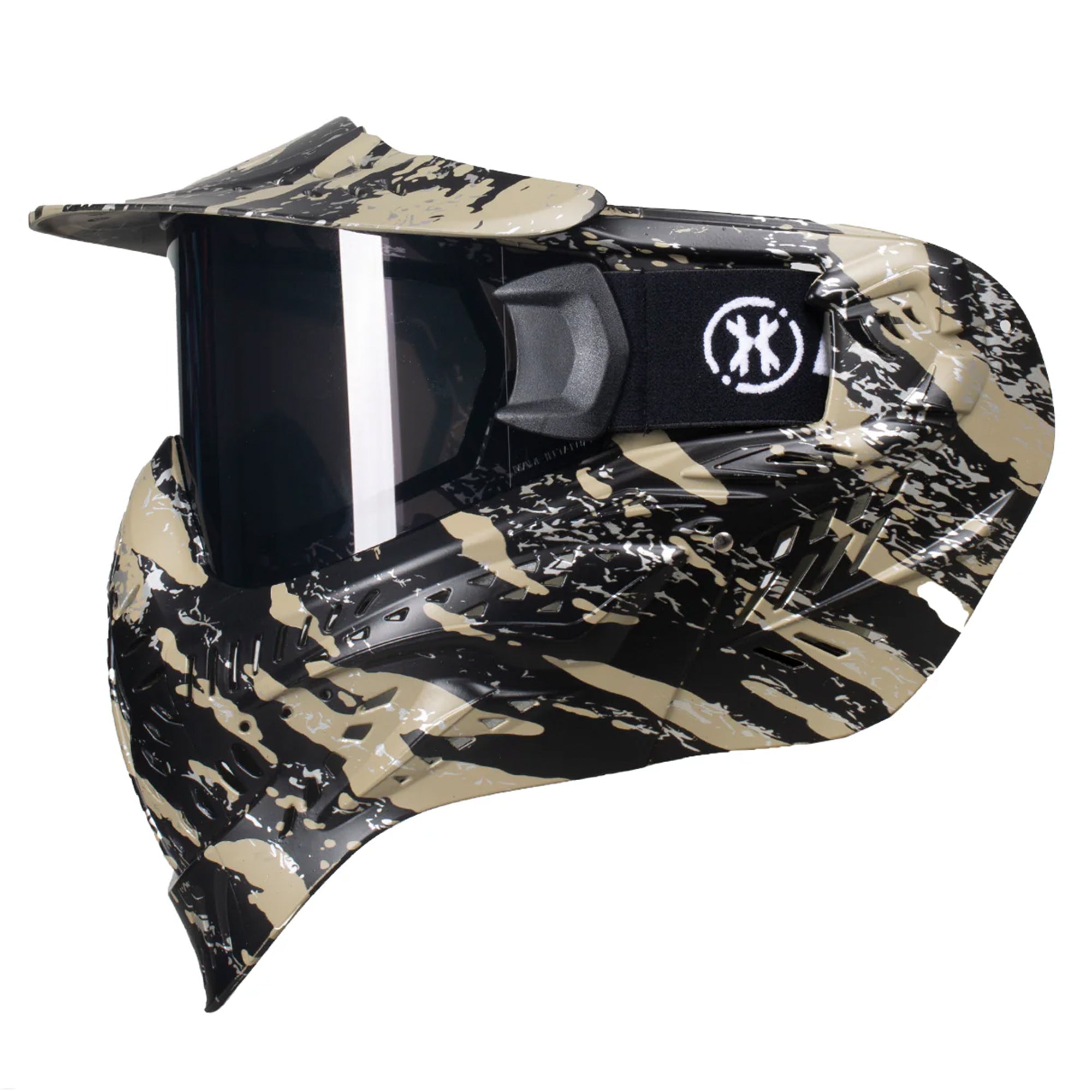 HK Army HSTL Goggle - Fracture Black/Tan フェイスガード【ブラック/タン】