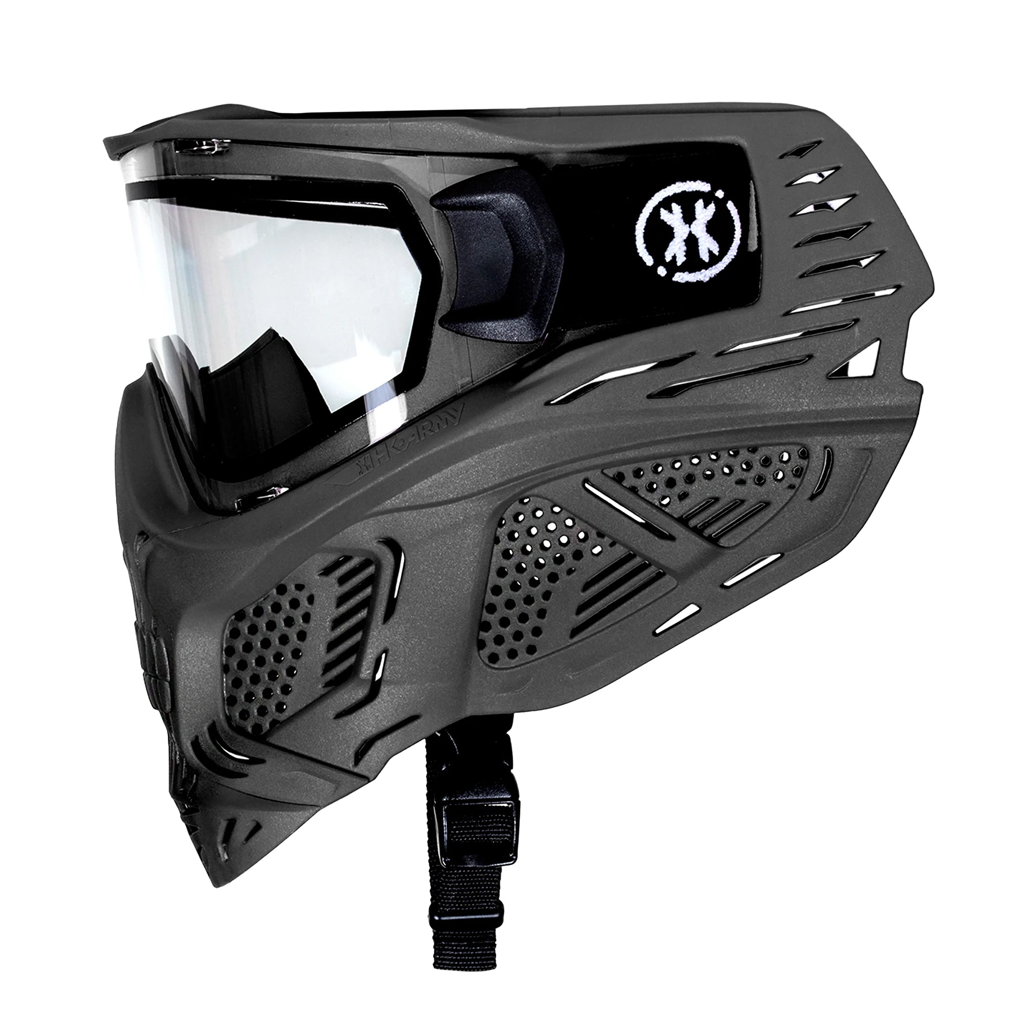 HK Army HSTL Skull Goggle - Black w/ Clear Lens フェイスガード【ブラック/クリアレンズ】