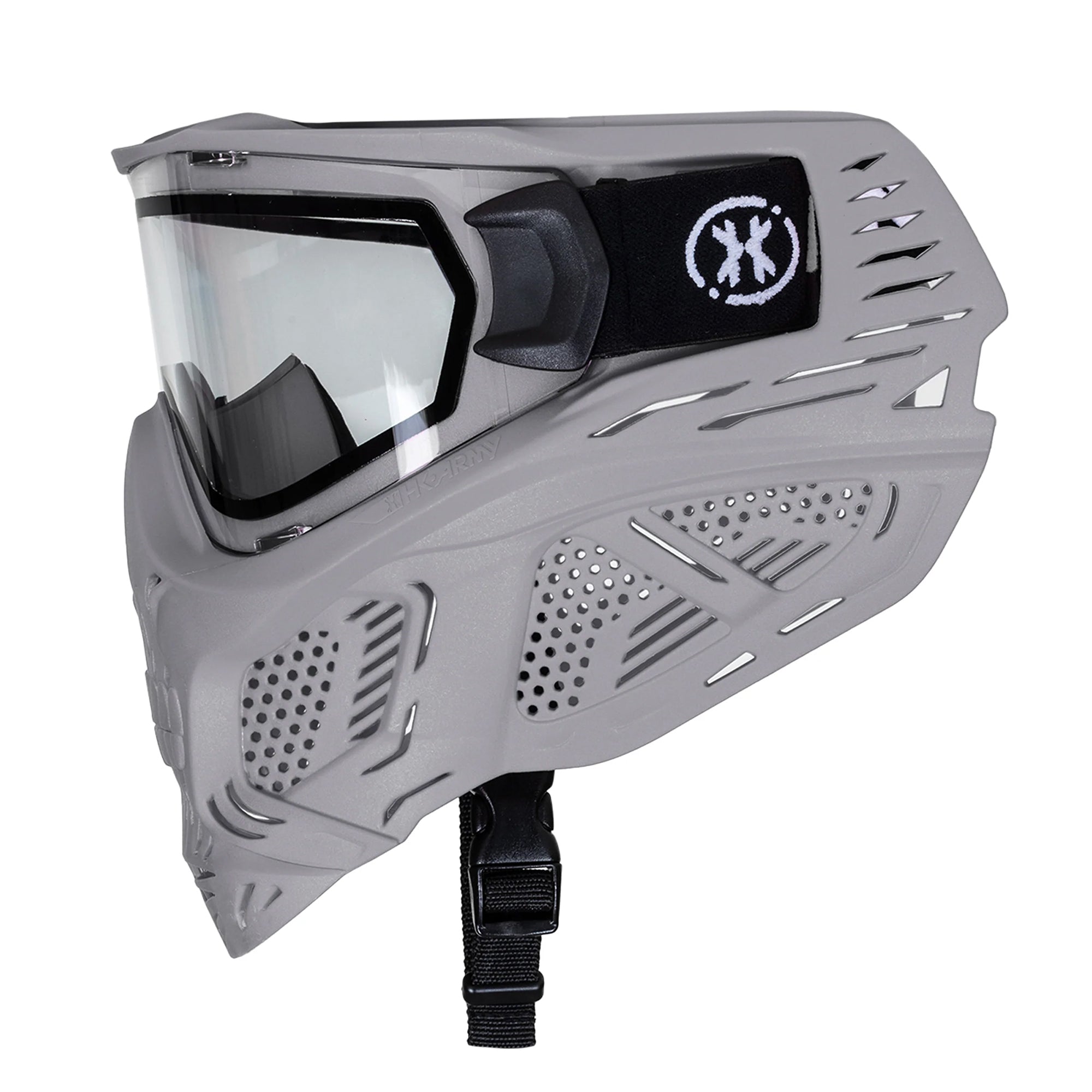 HK Army HSTL Skull Goggle - Grey w/ Clear Lens フェイスガード【グレー/クリアレンズ】