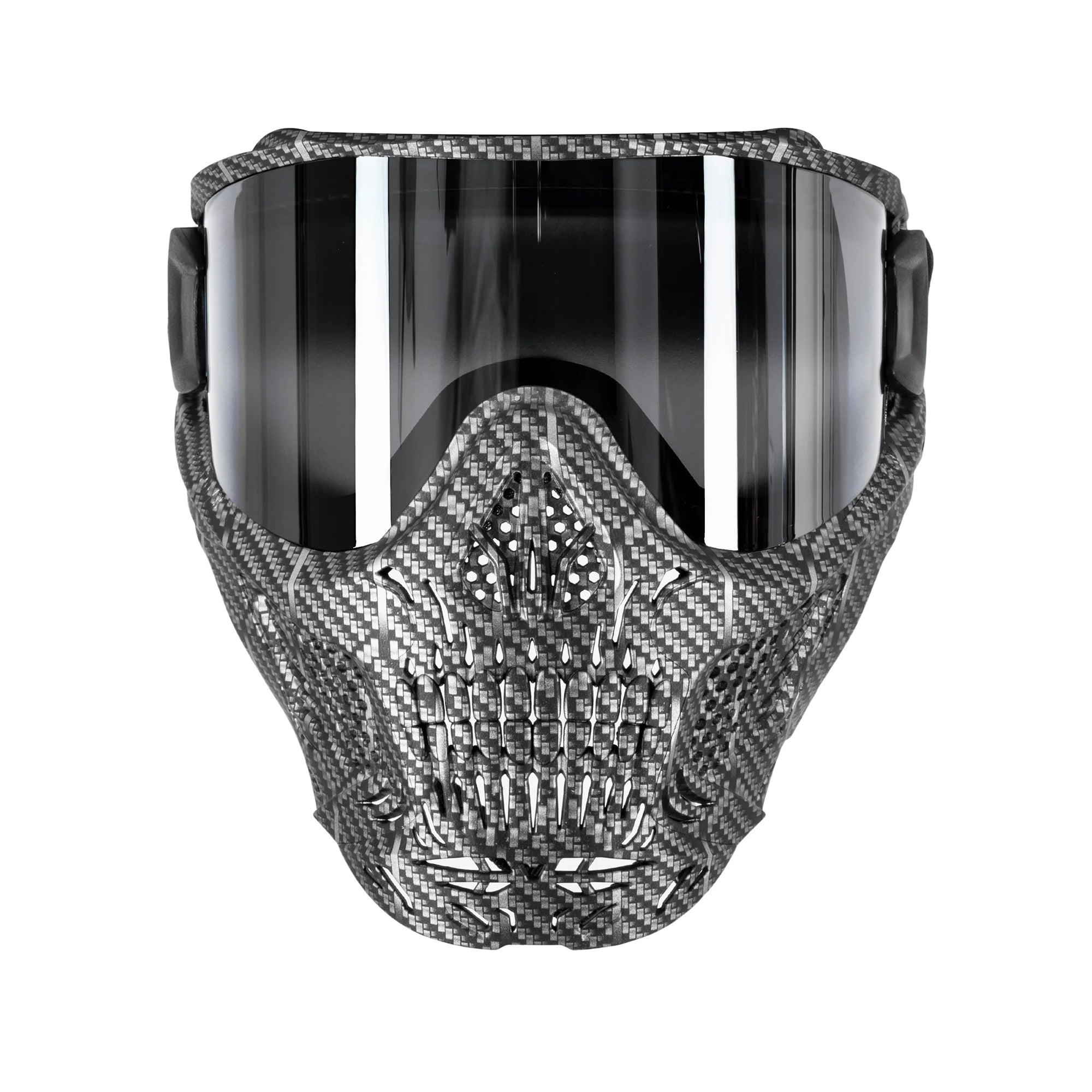 HK Army HSTL Skull Goggle Machine Silver w/ Chrome Lens フェイスガード【シルバー/クロームレンズ】