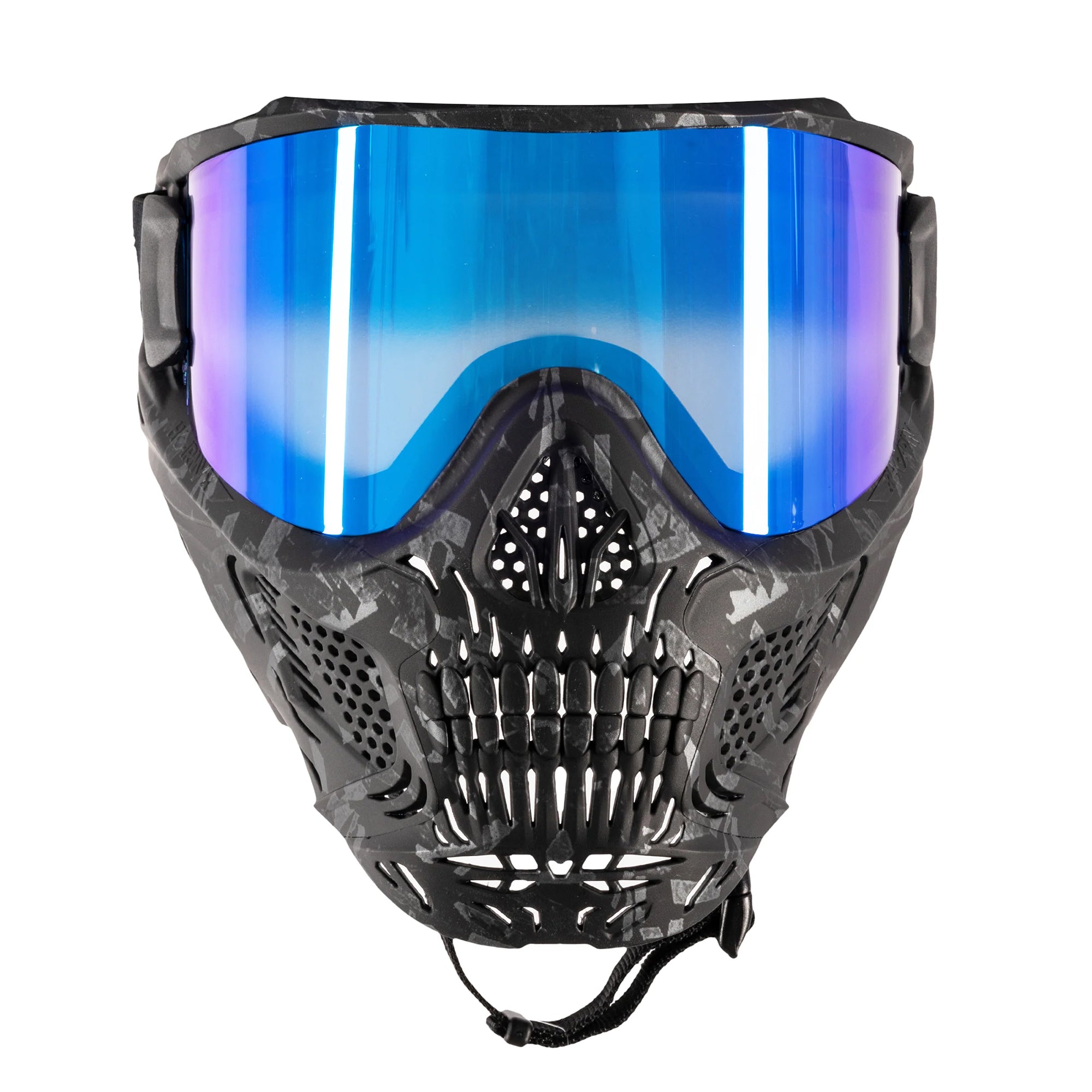 HSTL Skull Goggle Shards w/ Ice Lens フェイスガード【ブラック/アイスレンズ】