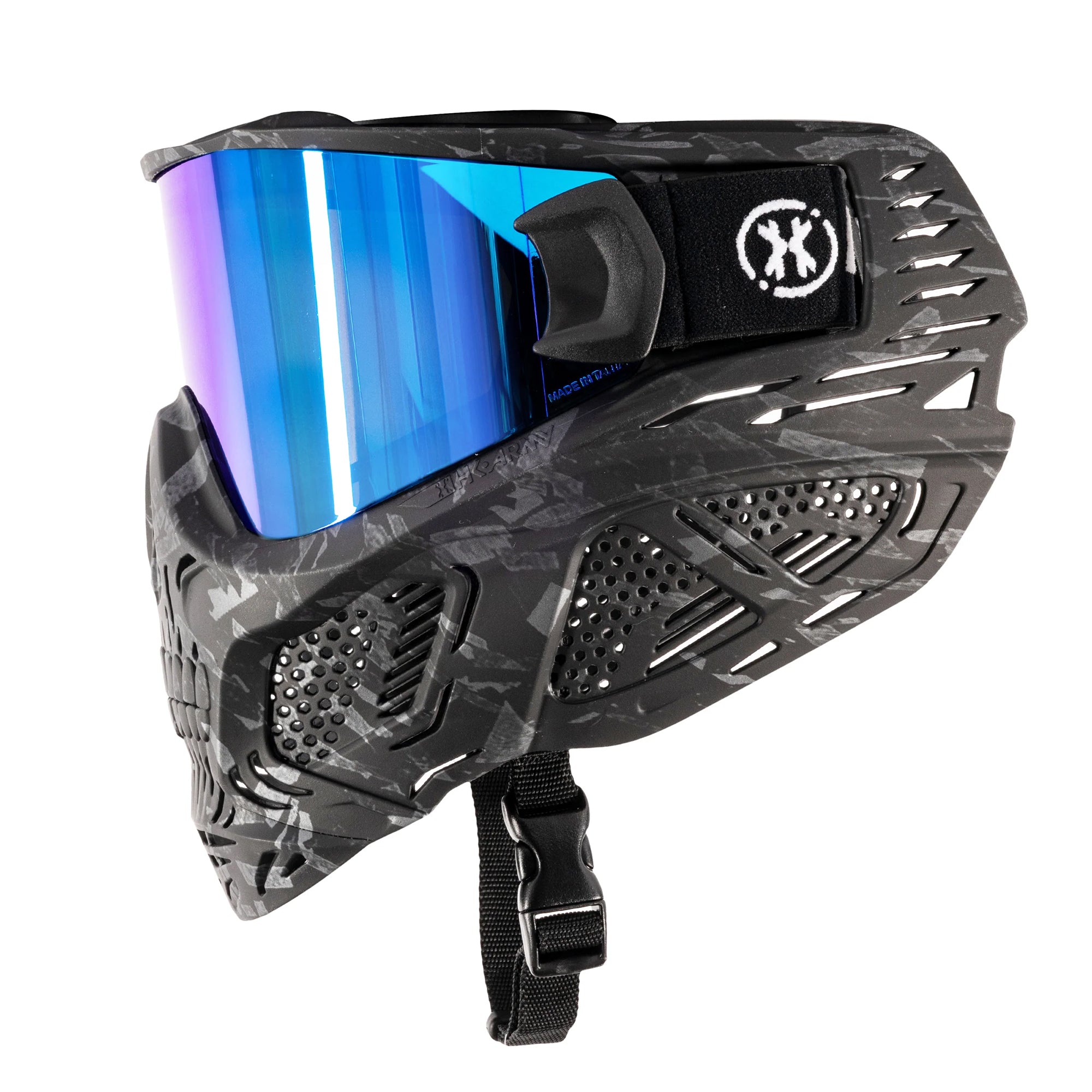 HSTL Skull Goggle Shards w/ Ice Lens フェイスガード【ブラック/アイスレンズ】