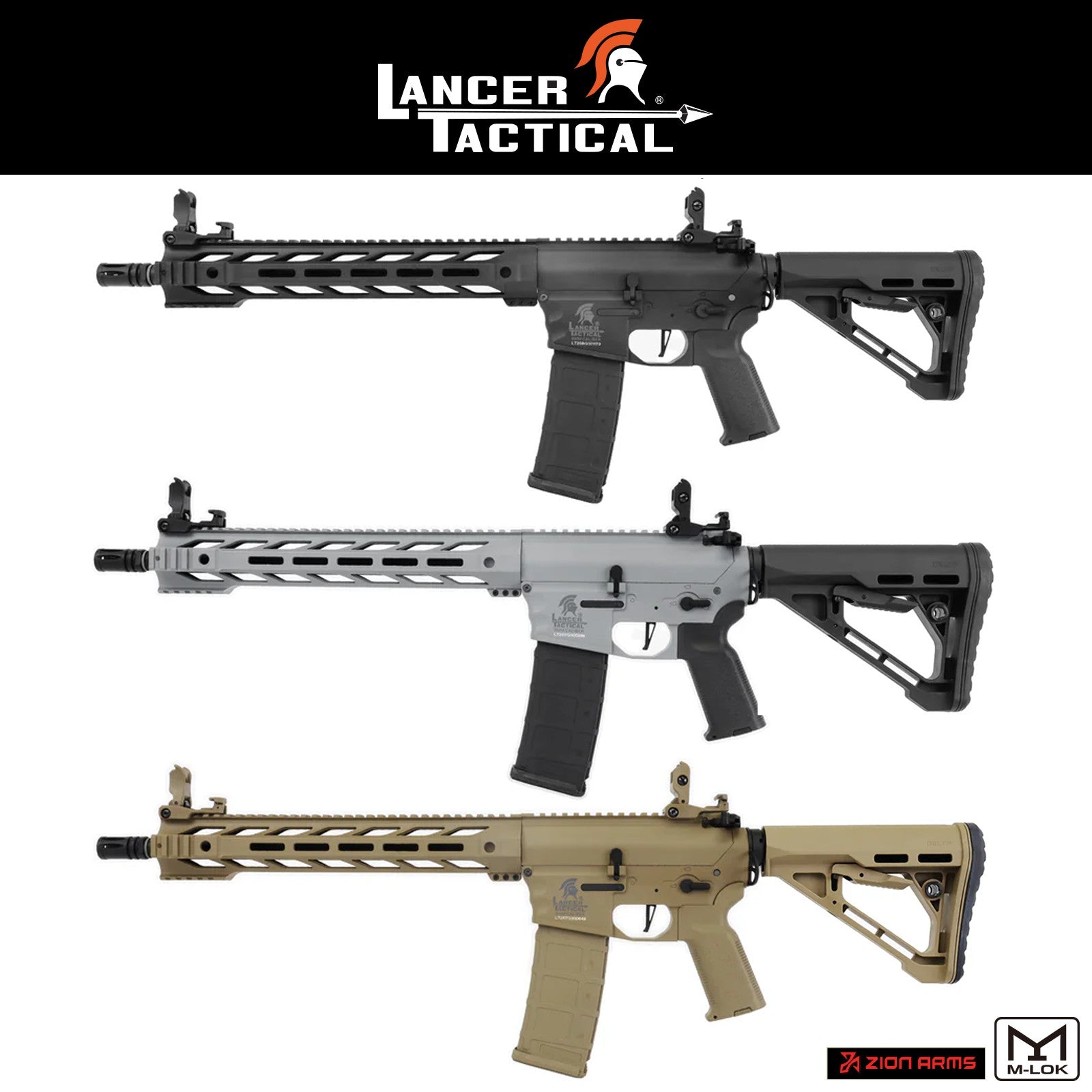 LANCER TACTICAL Gen 3 Interceptor(インターセプタ—) SPR 電動ガン本体/対象年齢18歳以上