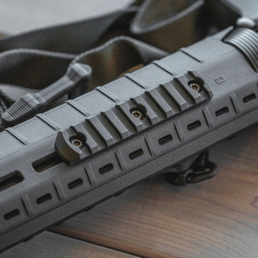 マグプル レイルアクセサリー M-LOK Aluminum Rail, 9 Slots【ブラック】
