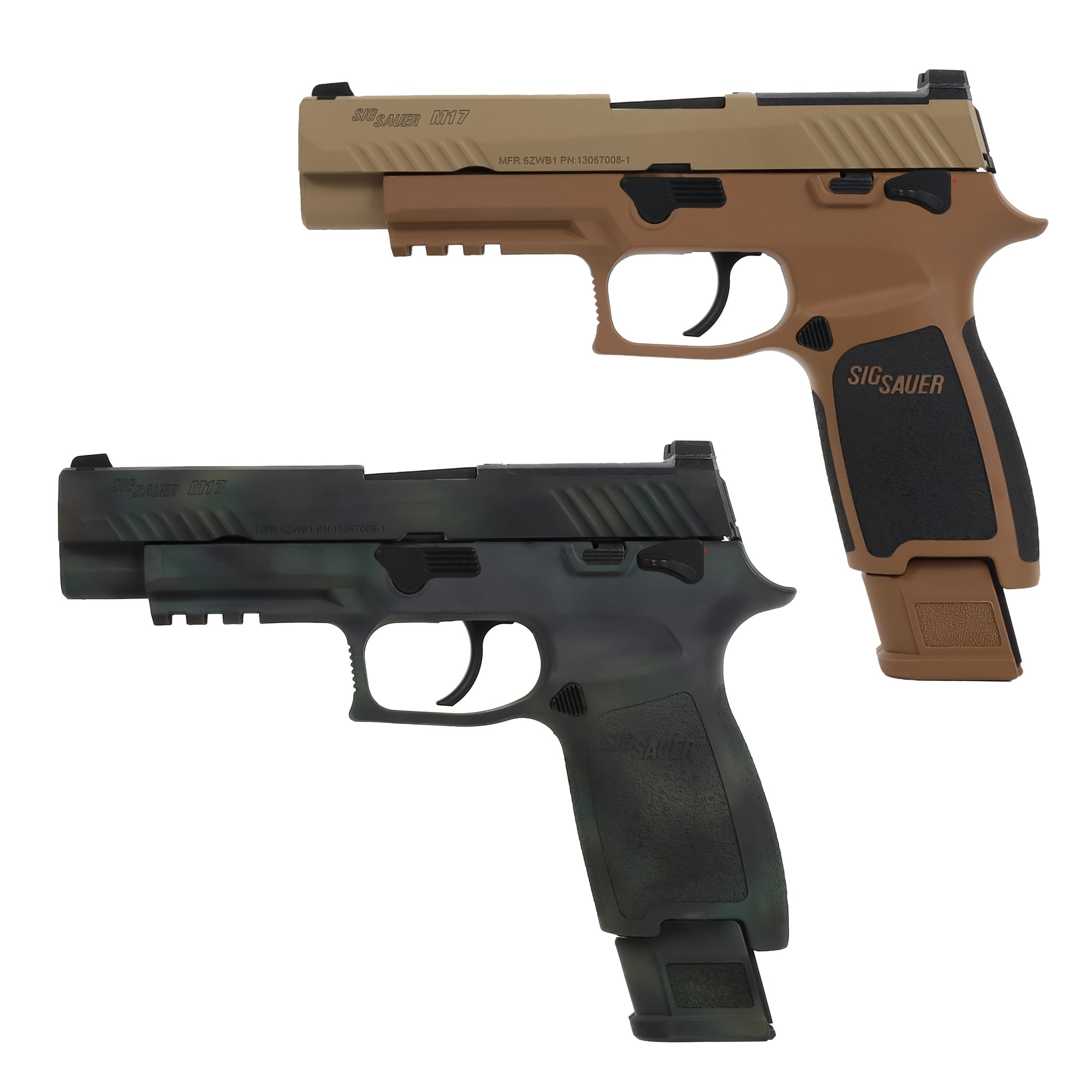 【LayLax.com限定】SIG AIR ProForce M17 CO2 GBB専用 セラコートカスタムキット スライド グリップ マガジンバンパー