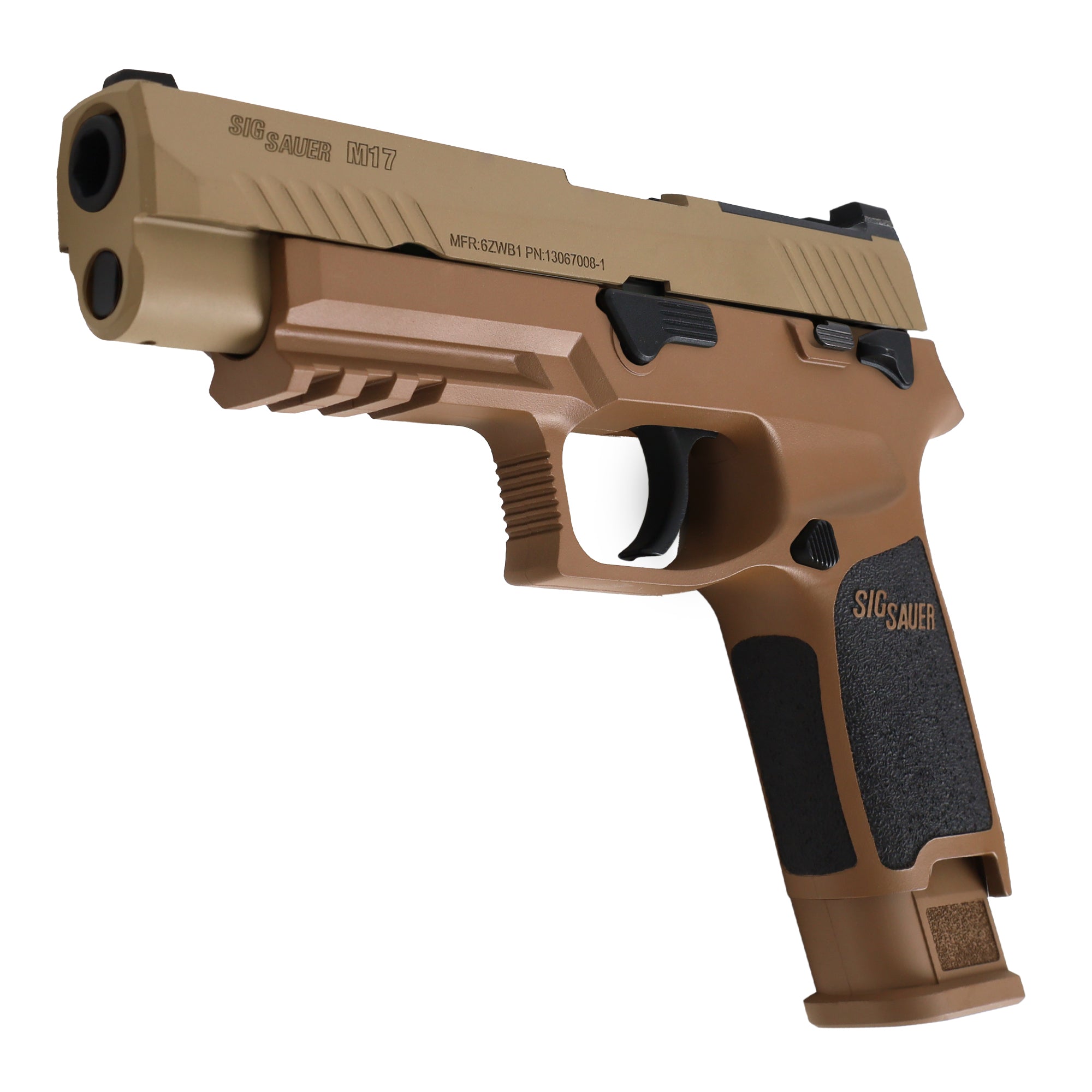 【LayLax.com限定】SIG AIR ProForce M17 CO2 GBB専用 セラコートカスタムキット スライド グリップ マガジンバンパー