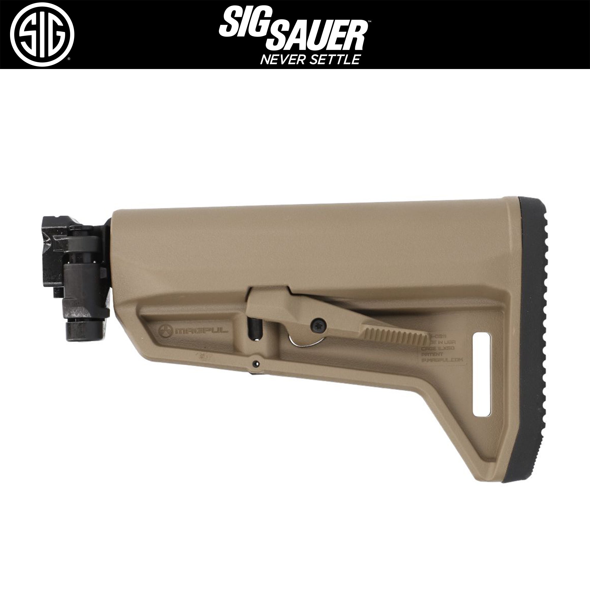 SIG SAUER MCX/MPX FOLDING MAGPUL SL-K STOCK AND ADAPTER - FDE ストック