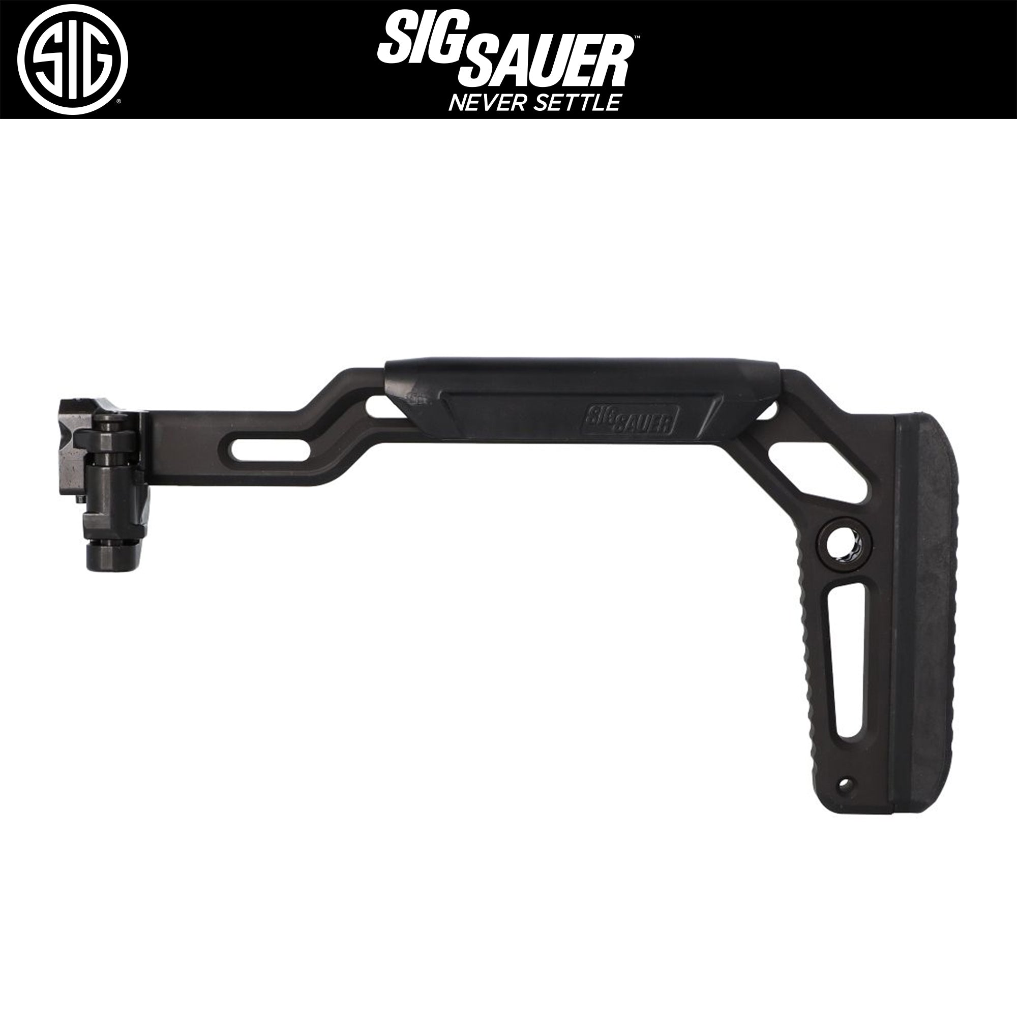 SIG SAUER MCX/MPX THIN FOLDING STOCK 2.0 ASSEMBLY, 1913 LOCKING HINGE フォールディングストック【ブラック】