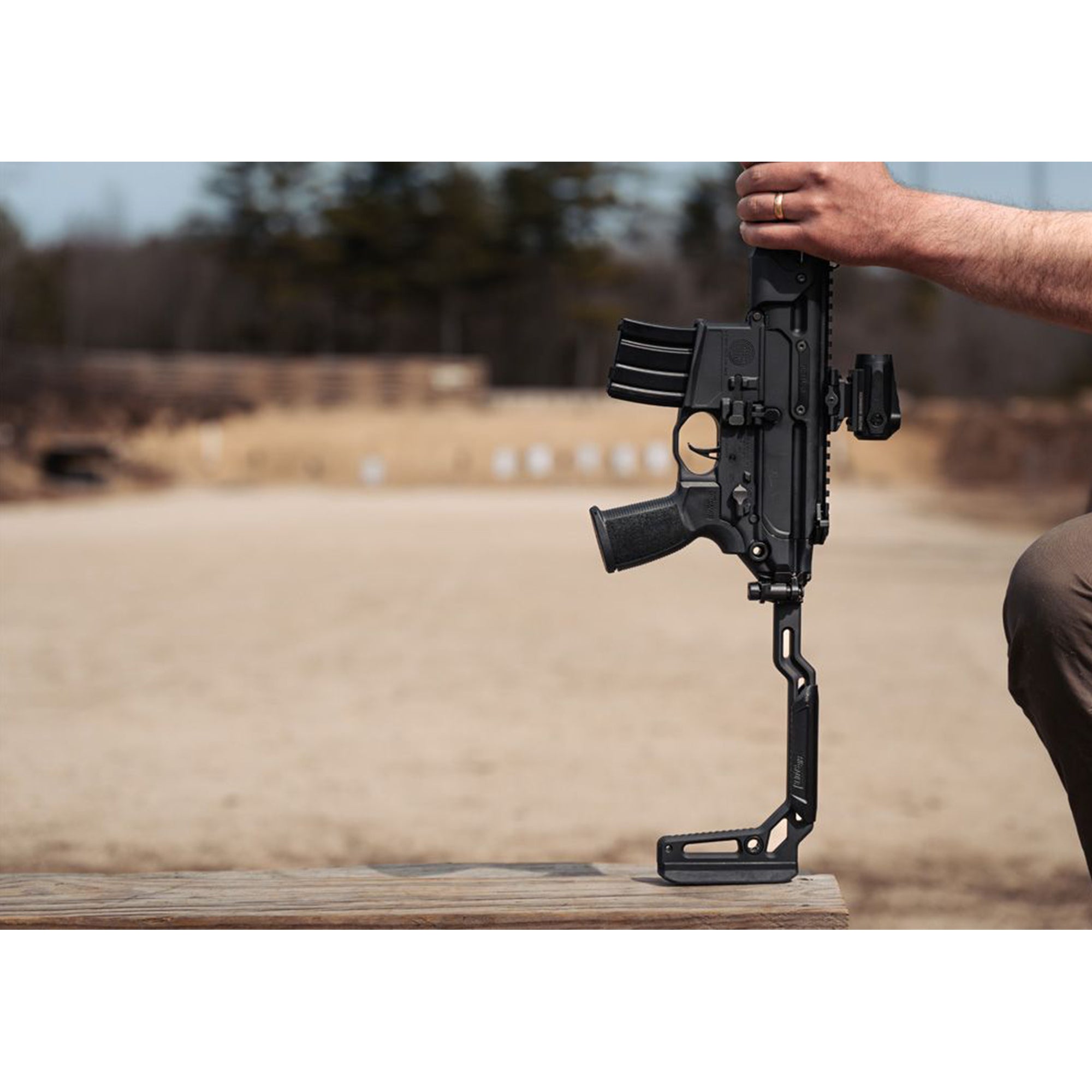 SIG SAUER MCX/MPX THIN FOLDING STOCK 2.0 ASSEMBLY, 1913 LOCKING HINGE フォールディングストック【ブラック】