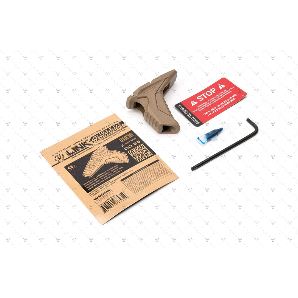 Strike M-LOK LINK Angled HandStop with Cable Management System® ハンドストップ【ブラック/フラットダークアース】