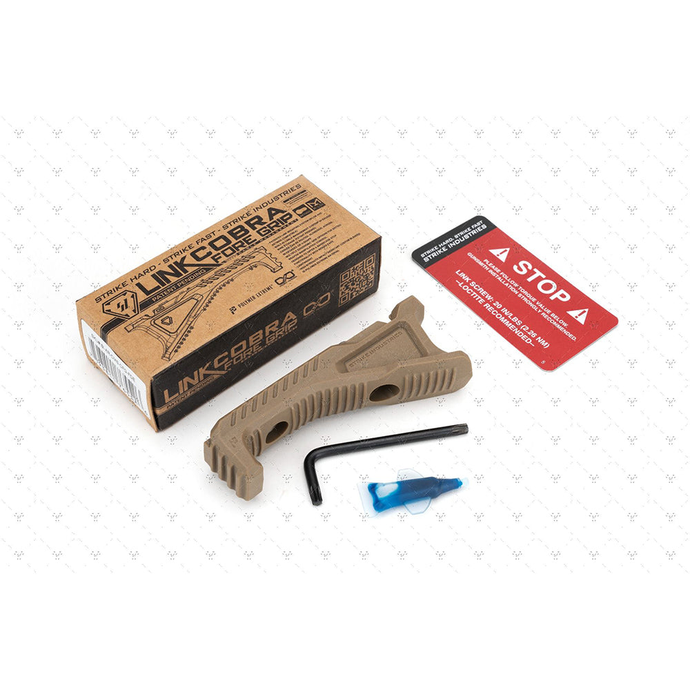 Strike M-LOK LINK Cobra Fore Grip with Cable Management フォアグリップ【ブラック/フラットダークアース】