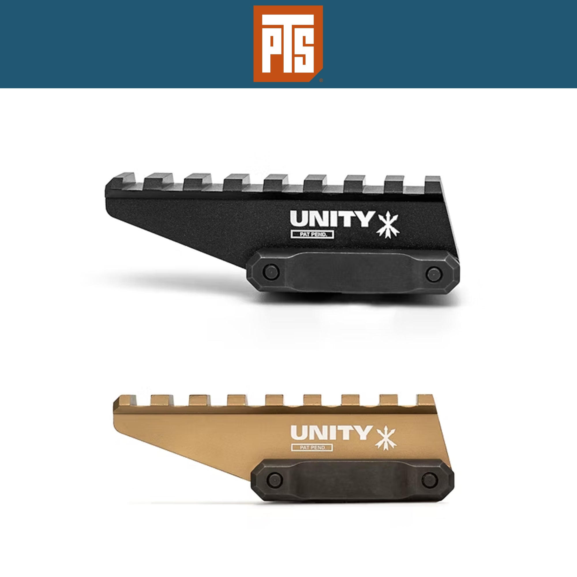 PTS Unity Tactical FAST Absolute Riser レイルマウント【ブラック