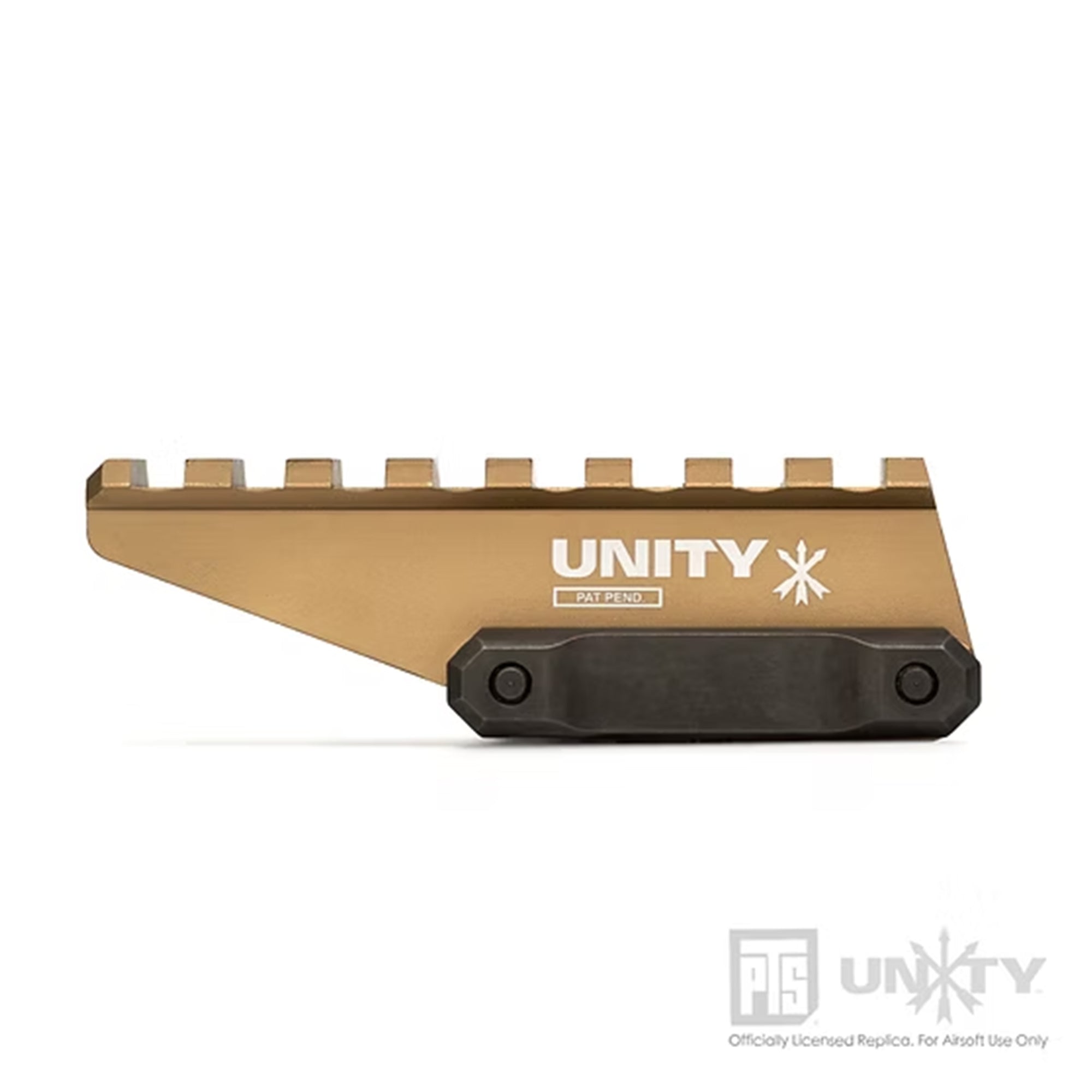 PTS Unity Tactical FAST Absolute Riser レイルマウント【ブラック/フラットダークアース】