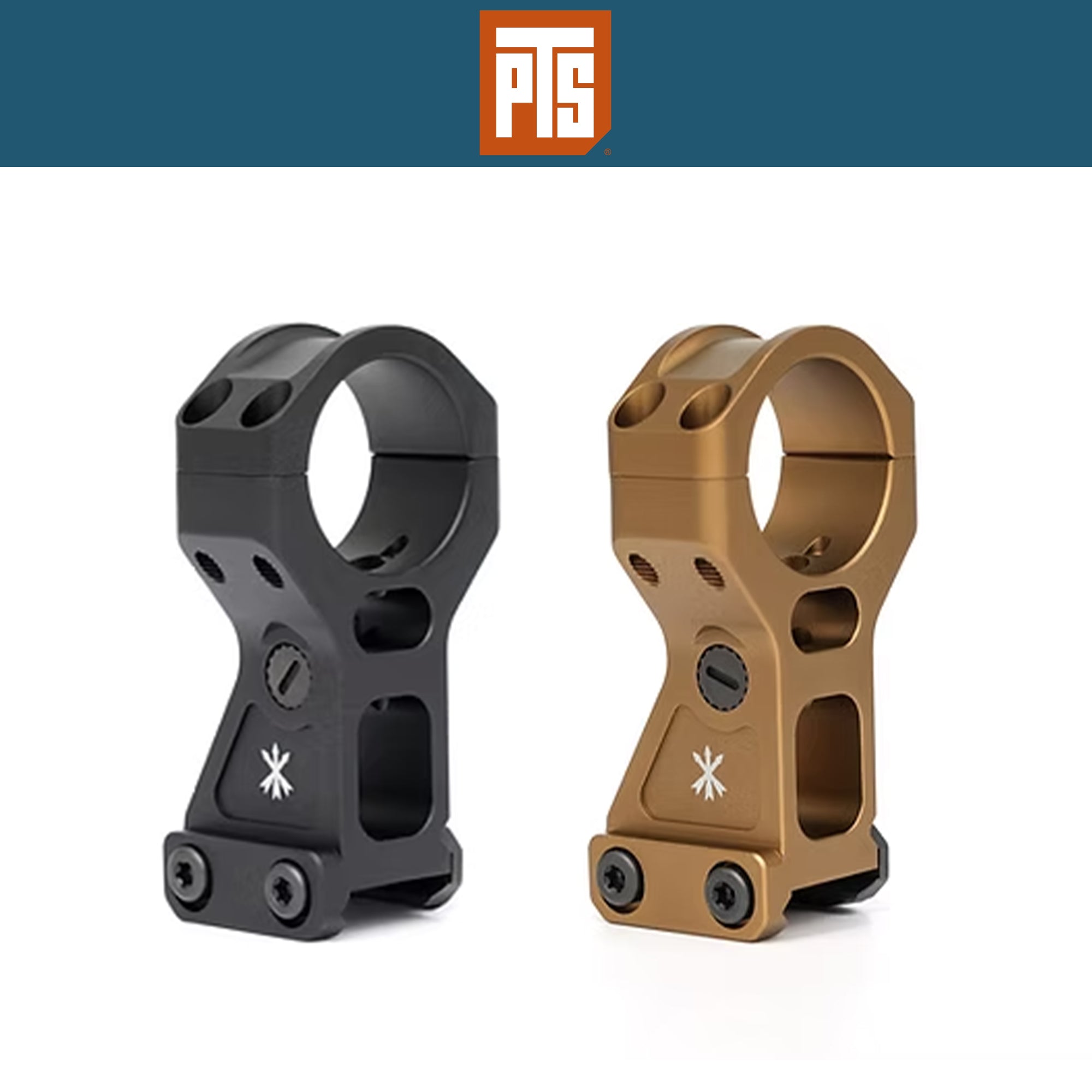 PTS Unity Tactical FAST PRO™ Mount スコープ マウントリング【ブラック/フラットダークアース】