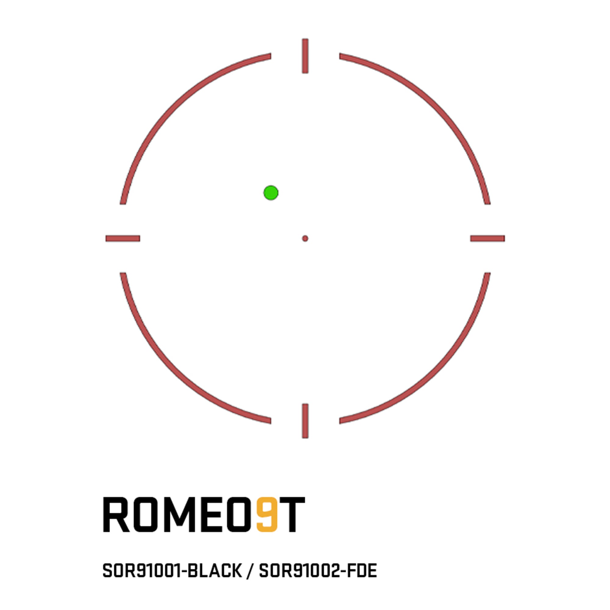 SIG SAUER ROMEO9T ダットサイト(1X38MM) 【ブラック】 SOR91001