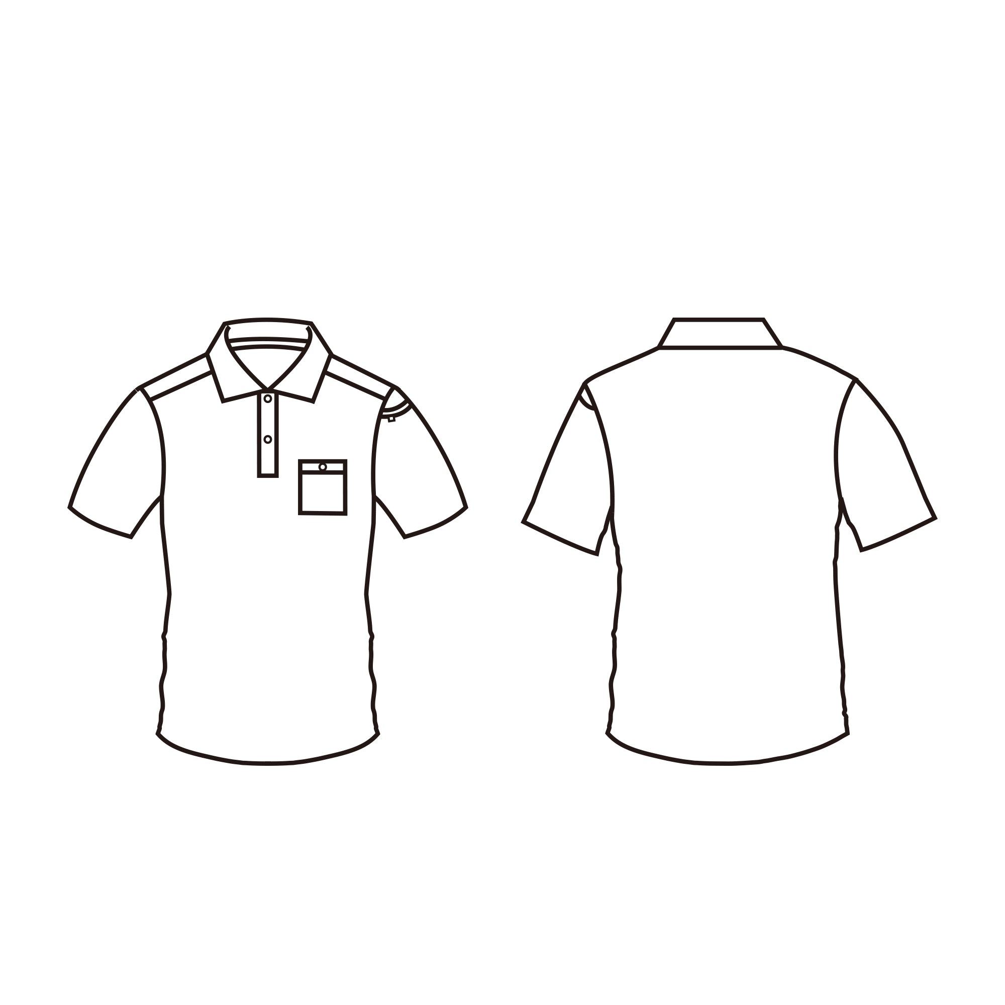 BURTLE 半袖ポロシャツ(ユニセックス)【ブラック】667 バートル