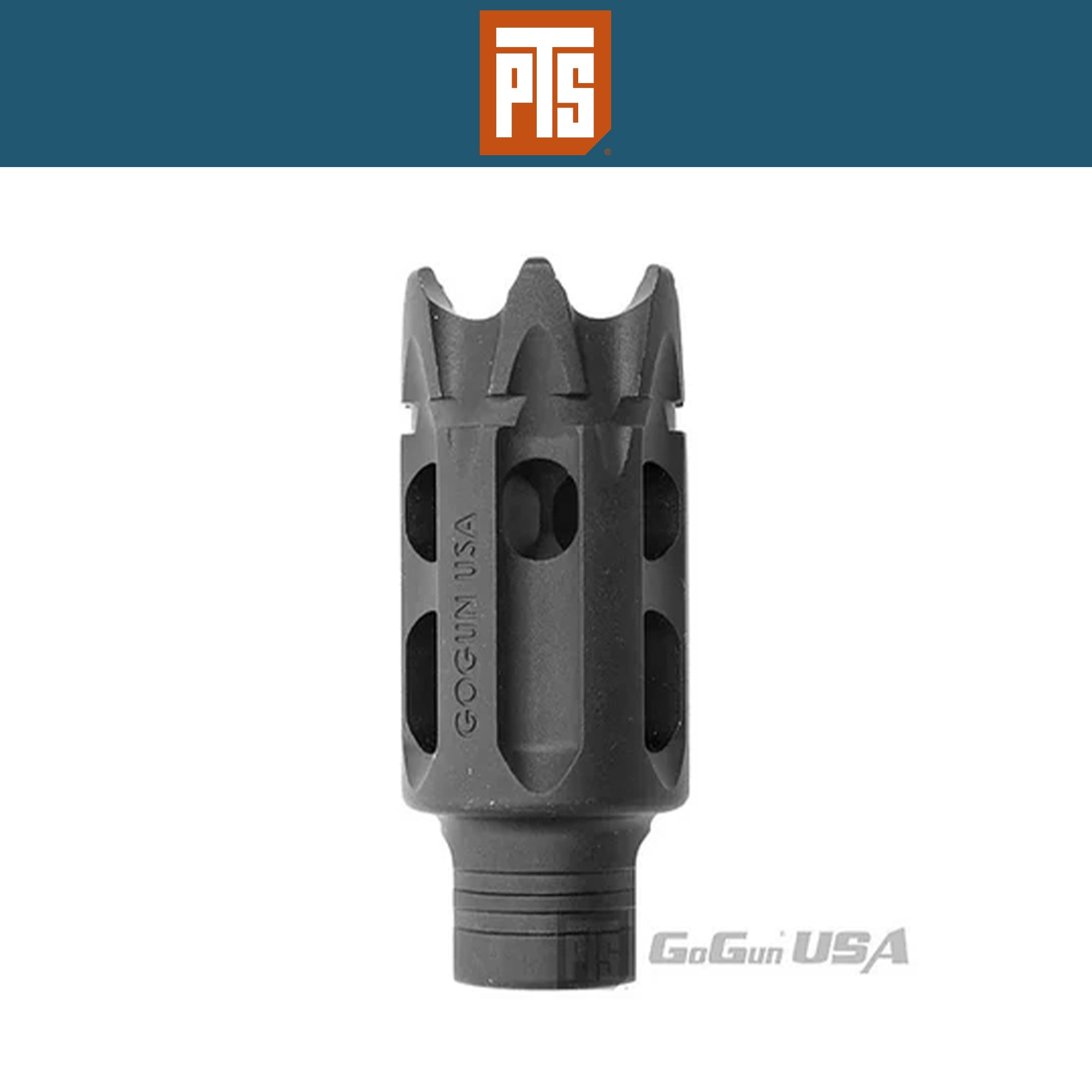 PTS GoGun USA SuperComp Talon Flash Hider - 14mm CW ハイダー【ブラック】